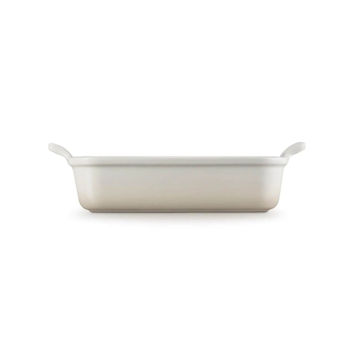 Le Creuset Stoneware Heritage 26cm Rectangular Deep Dish - Meringue - Image 4