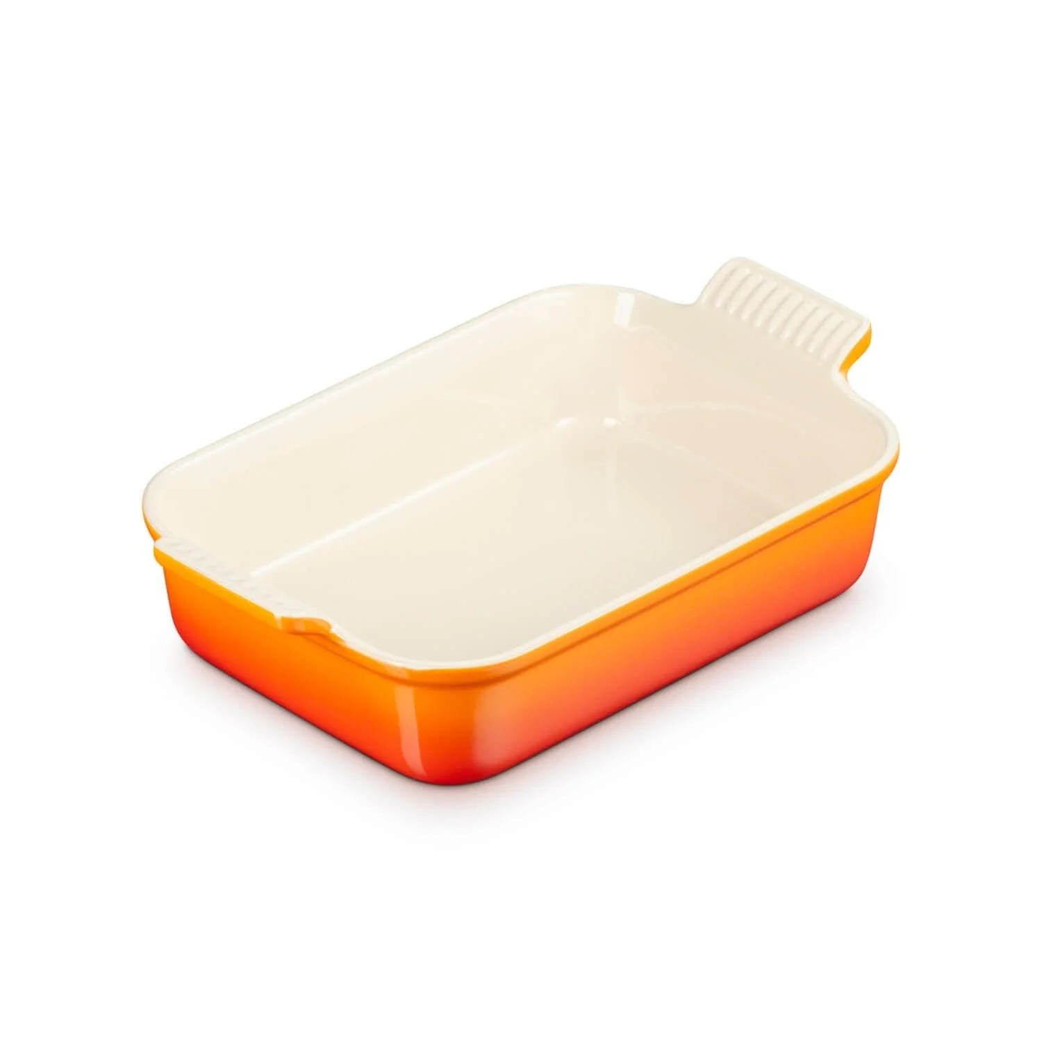 Le Creuset Stoneware Heritage 26cm Rectangular Deep Dish - Volcanic - Image 3