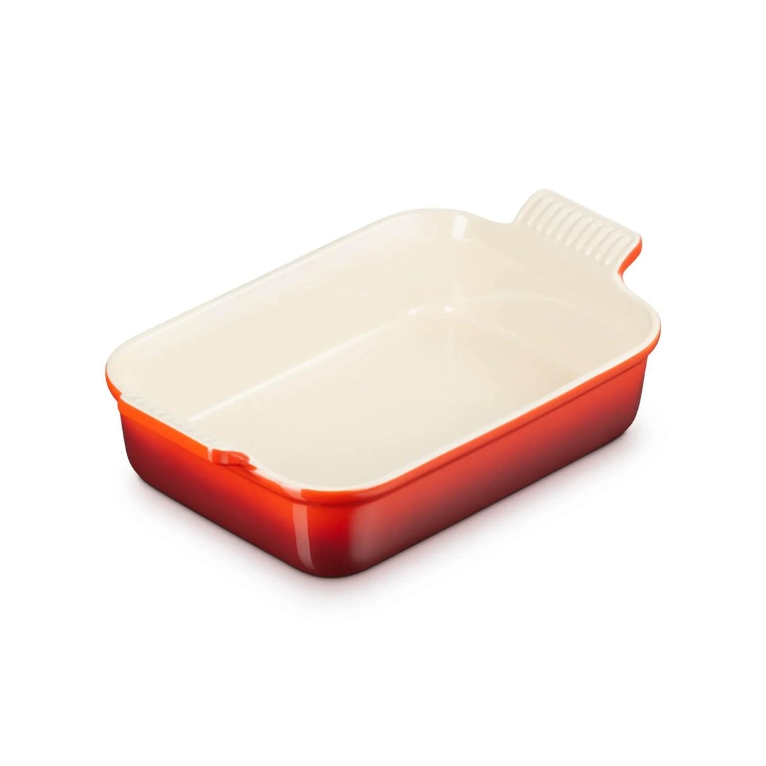 Le Creuset Stoneware Heritage 26cm Rectangular Deep Dish - Cerise - Image 3