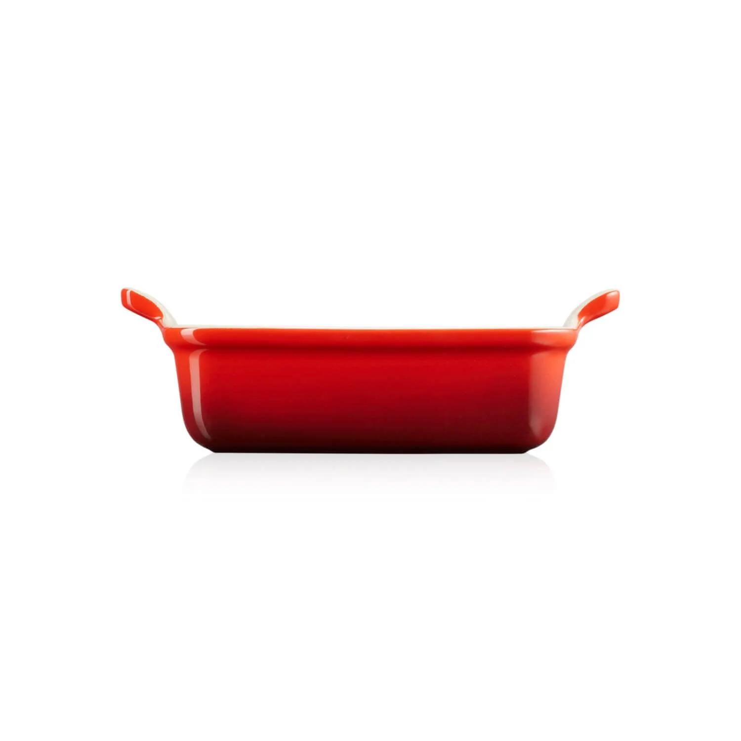 Le Creuset Stoneware Heritage 26cm Rectangular Deep Dish - Cerise - Image 4
