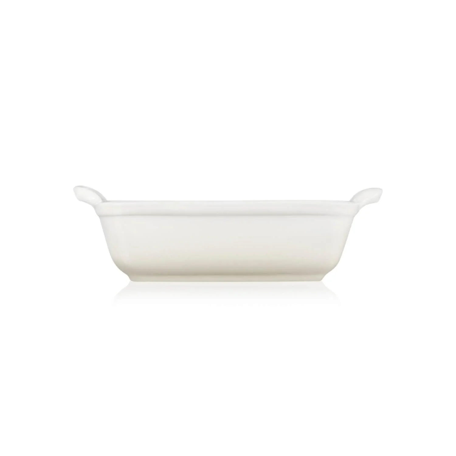Le Creuset Stoneware Heritage 19cm Rectangular Deep Dish - Meringue - Image 3