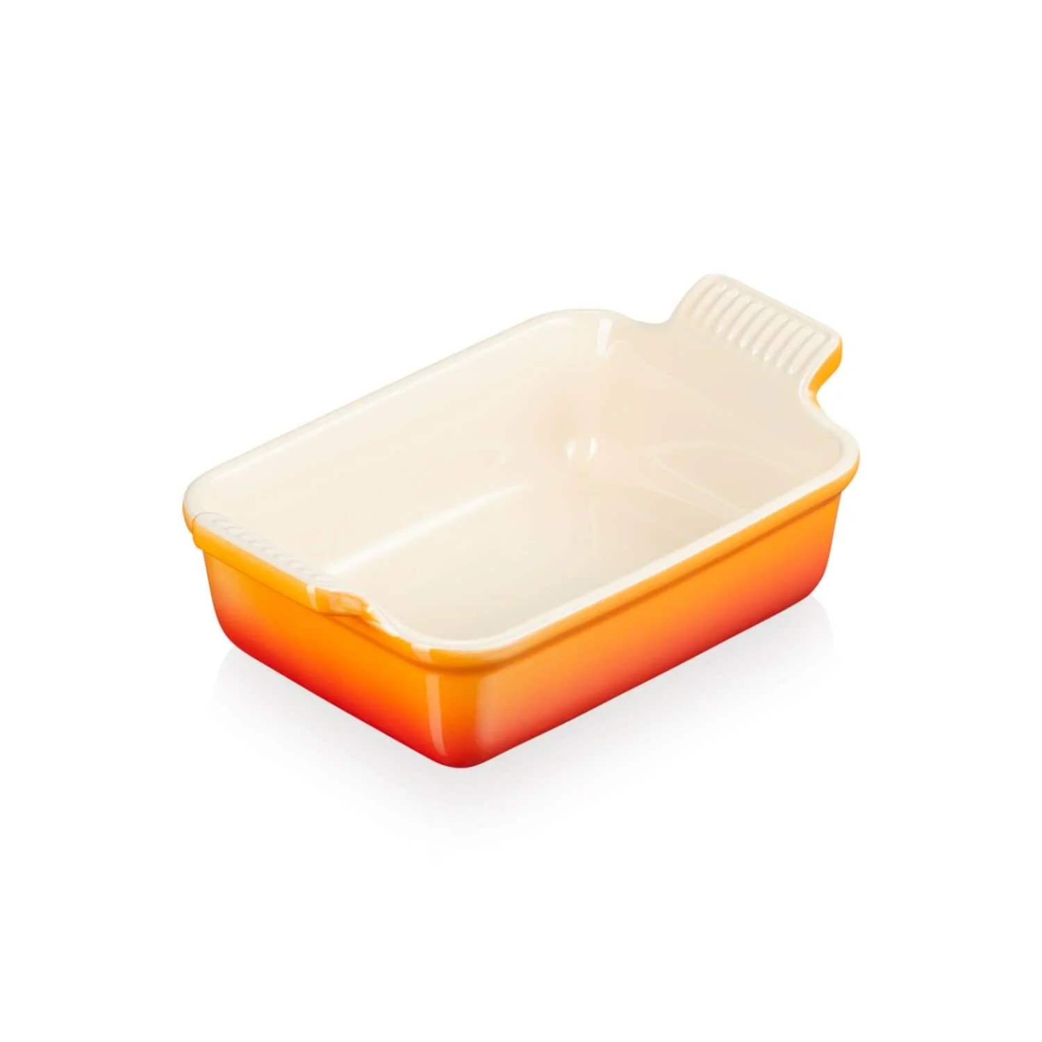 Le Creuset Stoneware Heritage 19cm Rectangular Deep Dish - Volcanic - Image 3