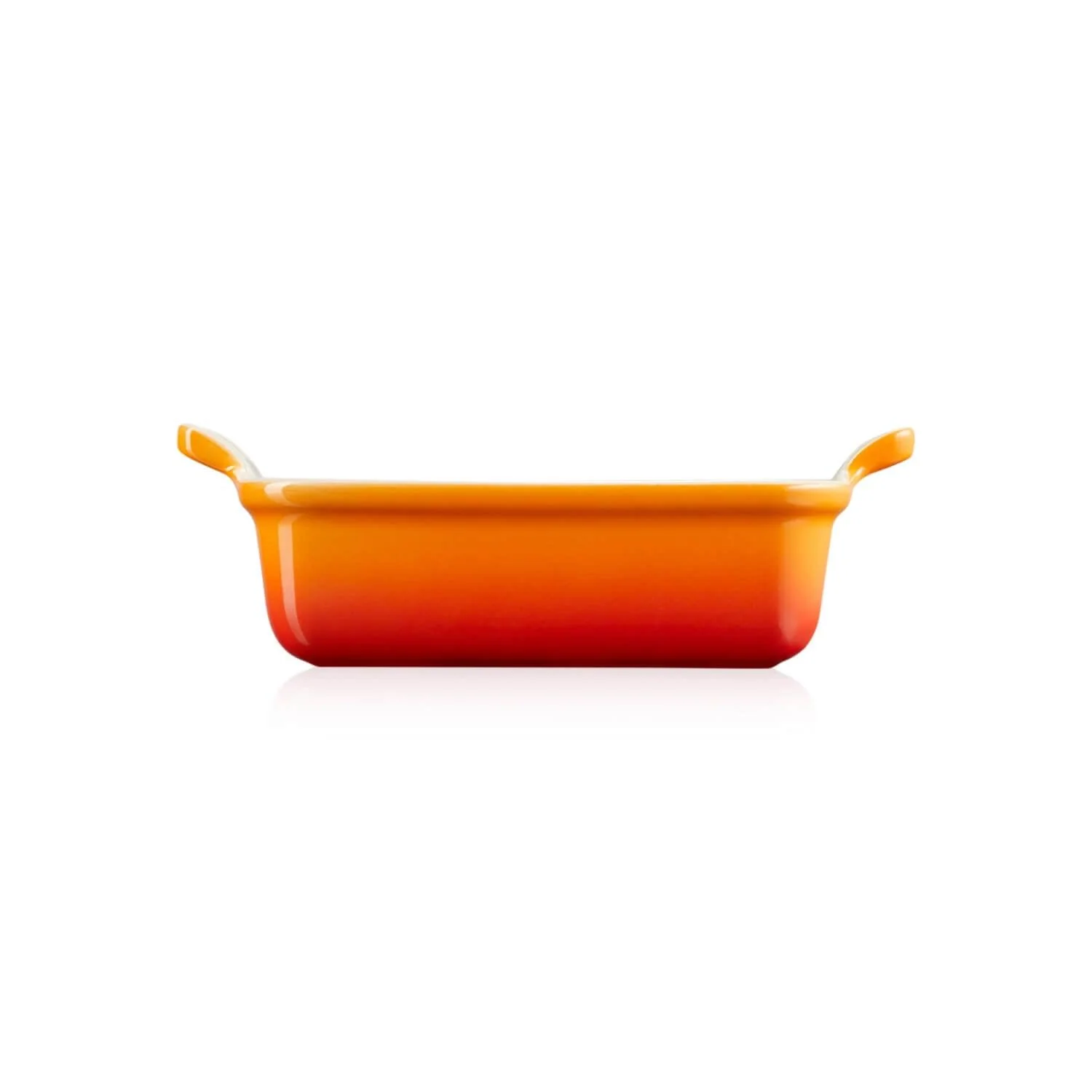 Le Creuset Stoneware Heritage 19cm Rectangular Deep Dish - Volcanic - Image 4
