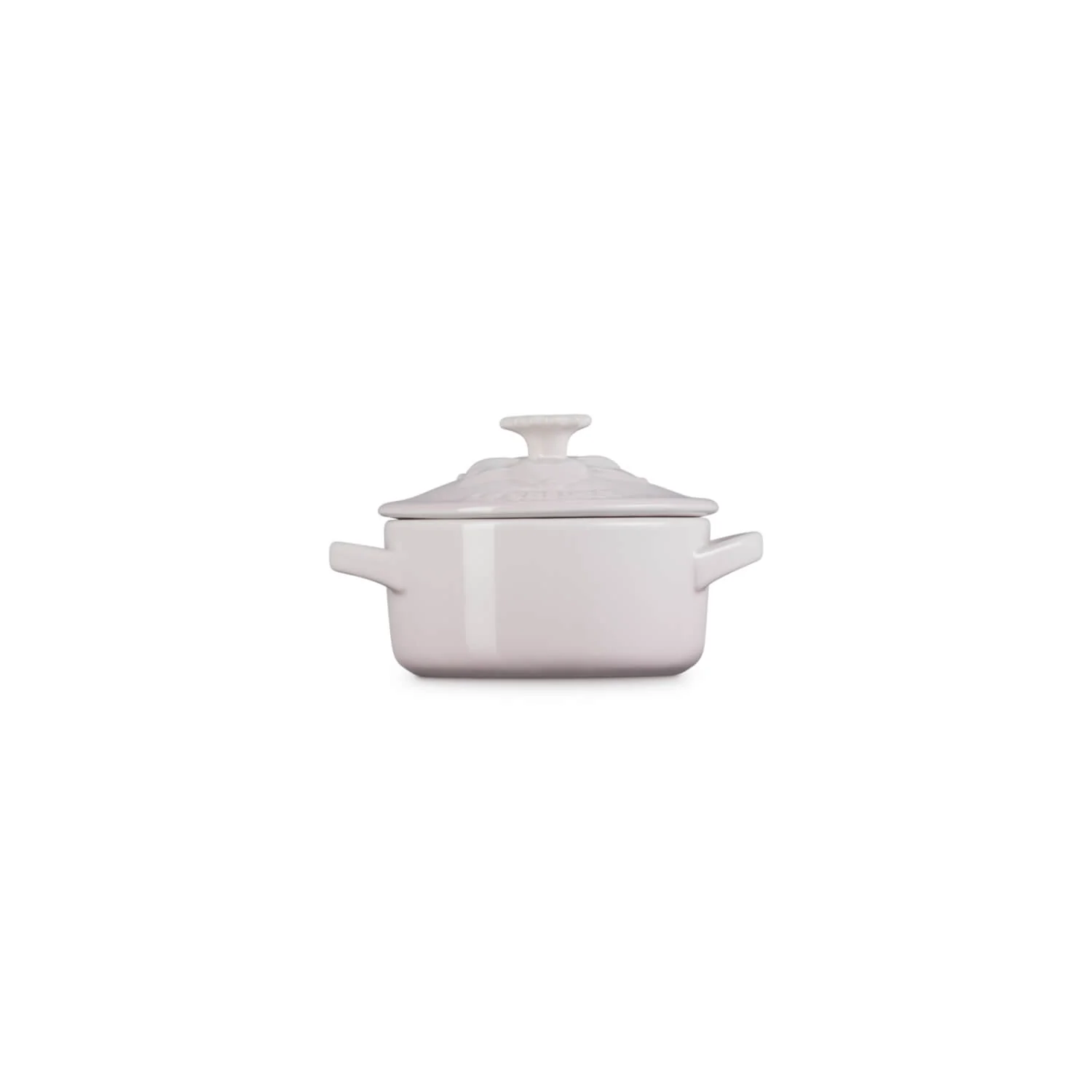 Le Creuset La Jardin Daffodil Stoneware Petite Round Casserole - Shell Pink - Image 2