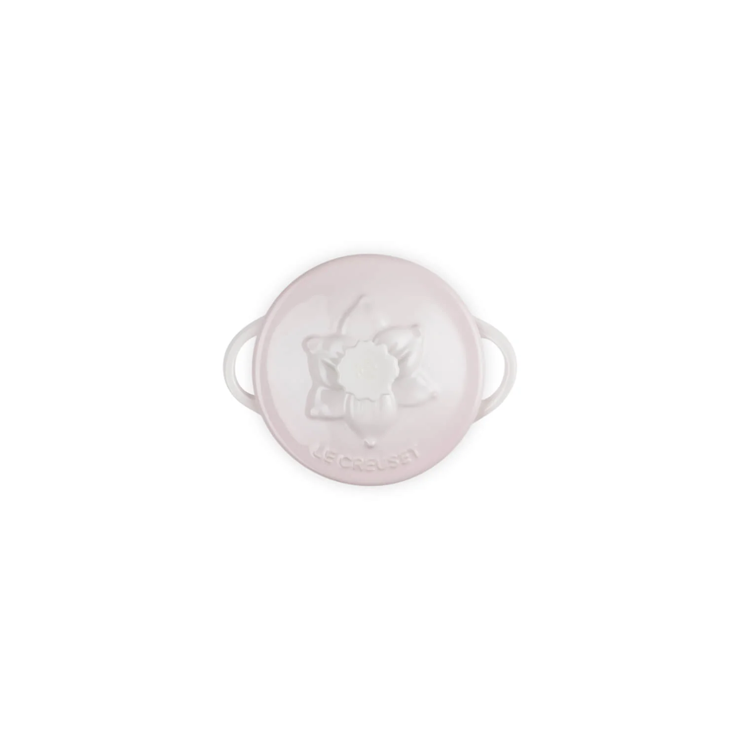 Le Creuset La Jardin Daffodil Stoneware Petite Round Casserole - Shell Pink - Image 3
