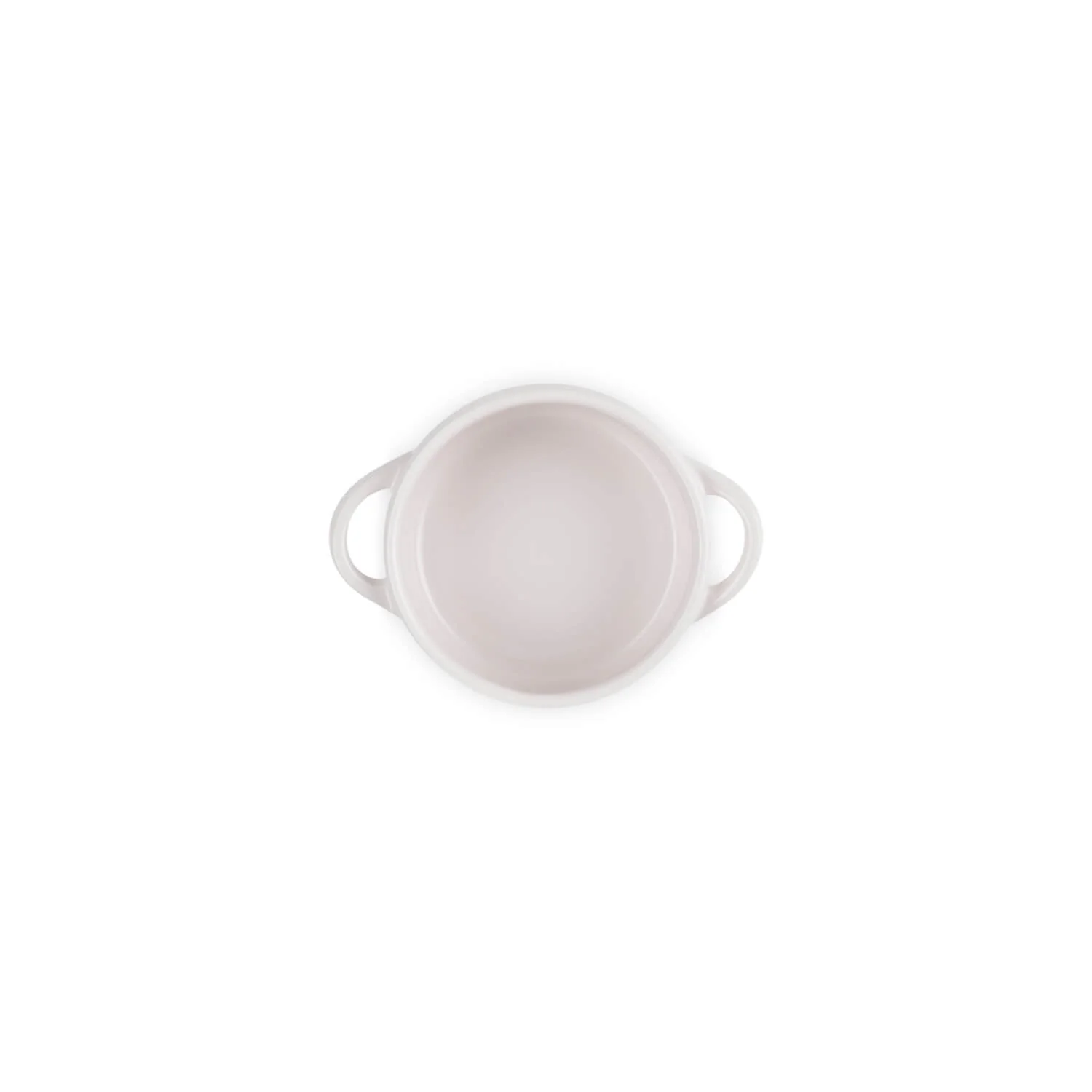 Le Creuset La Jardin Daffodil Stoneware Petite Round Casserole - Shell Pink - Image 4