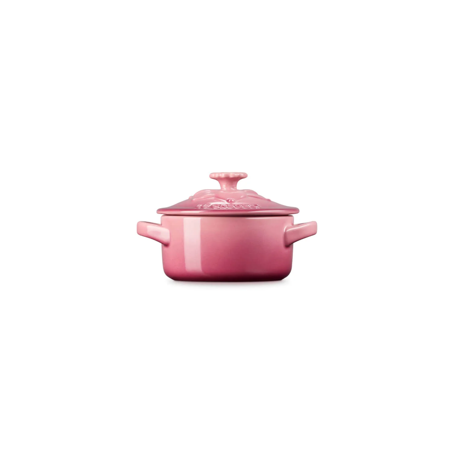 Le Creuset La Jardin Daffodil Stoneware Petite Round Casserole - Rose Quartz - Image 3