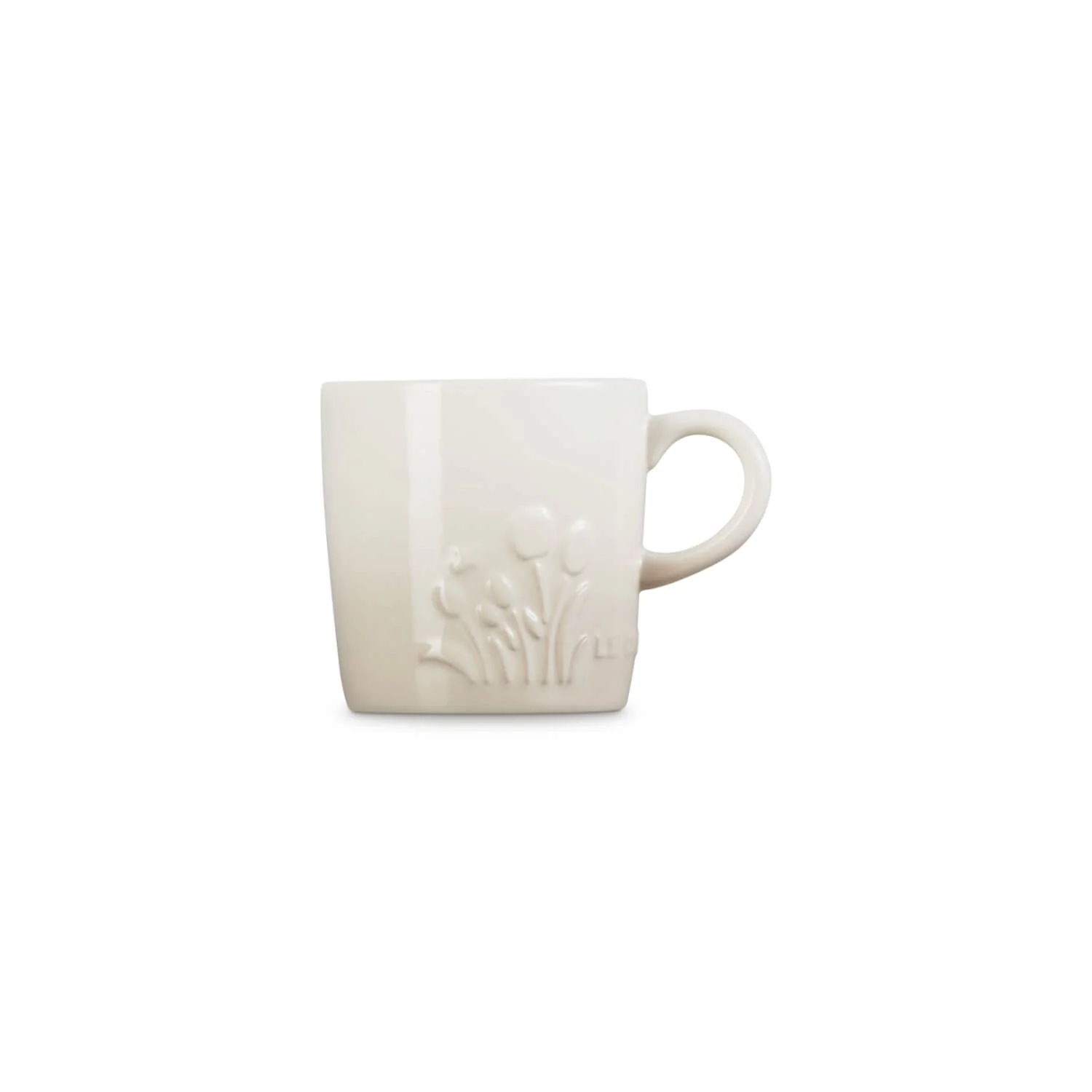 Le Creuset La Jardin Stoneware 200ml Cappuccino Mug - Meringue - Image 2