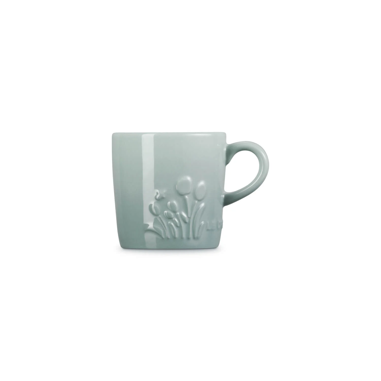 Le Creuset La Jardin Stoneware 200ml Cappuccino Mug - Sea Salt - Image 2