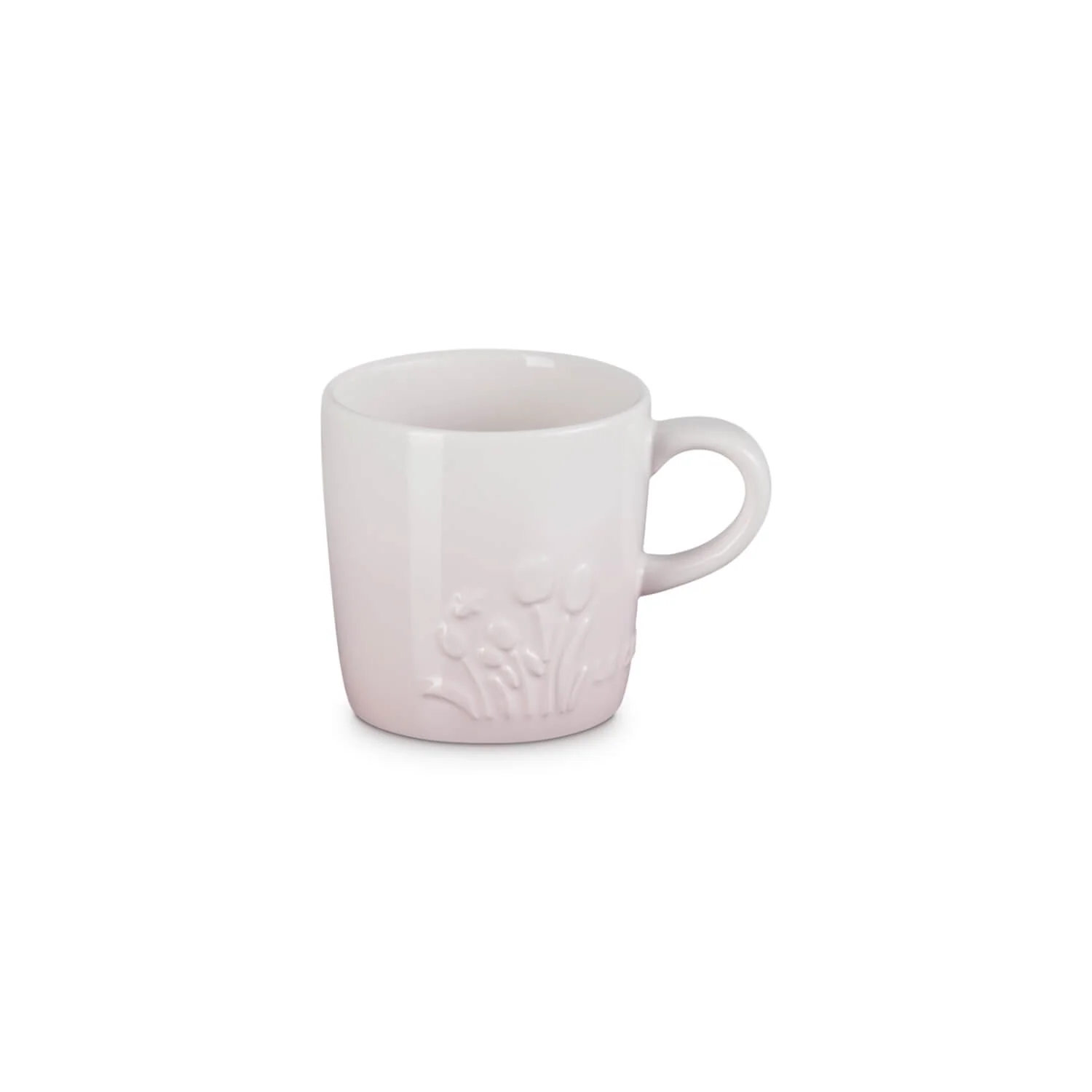 Le Creuset La Jardin Stoneware 200ml Cappuccino Mug - Shell Pink