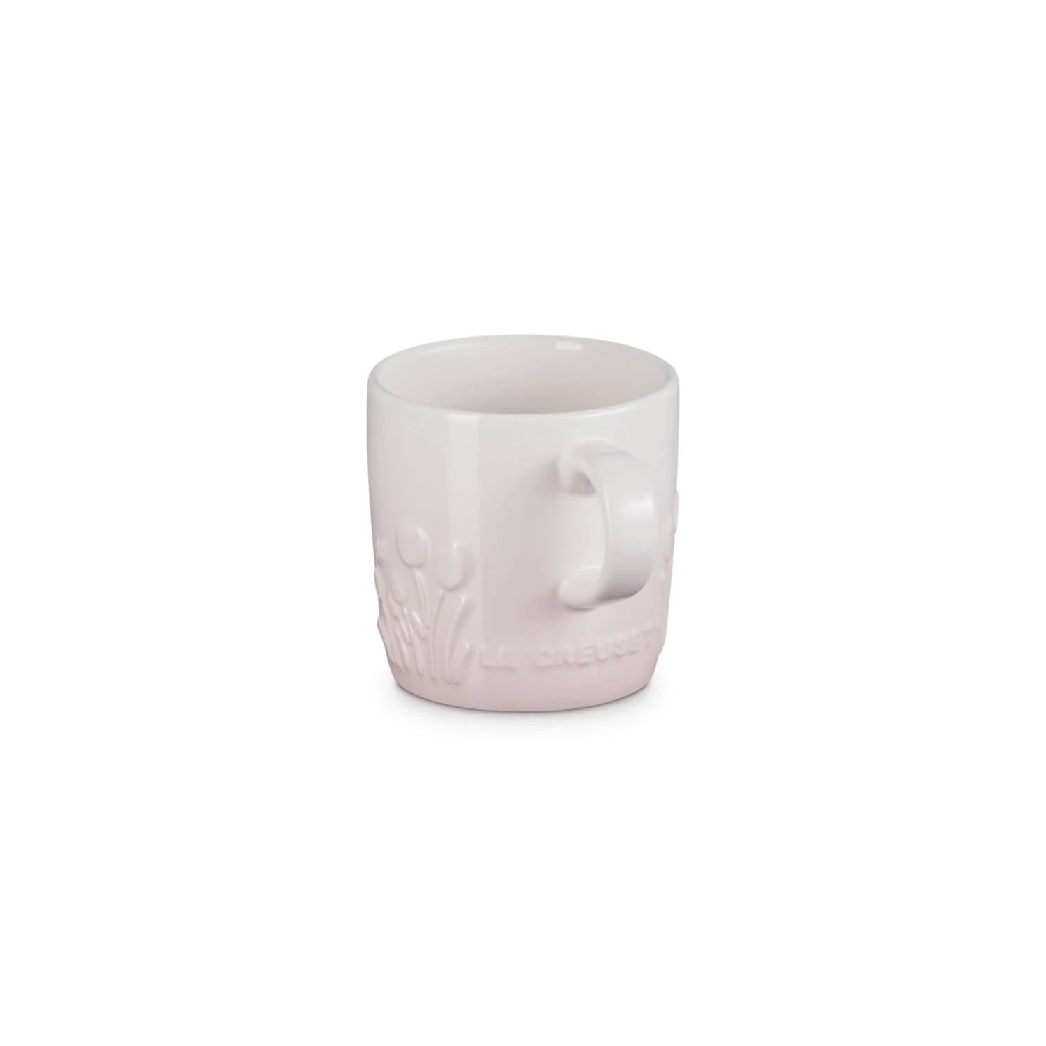 Le Creuset La Jardin Stoneware 200ml Cappuccino Mug - Shell Pink - Image 4