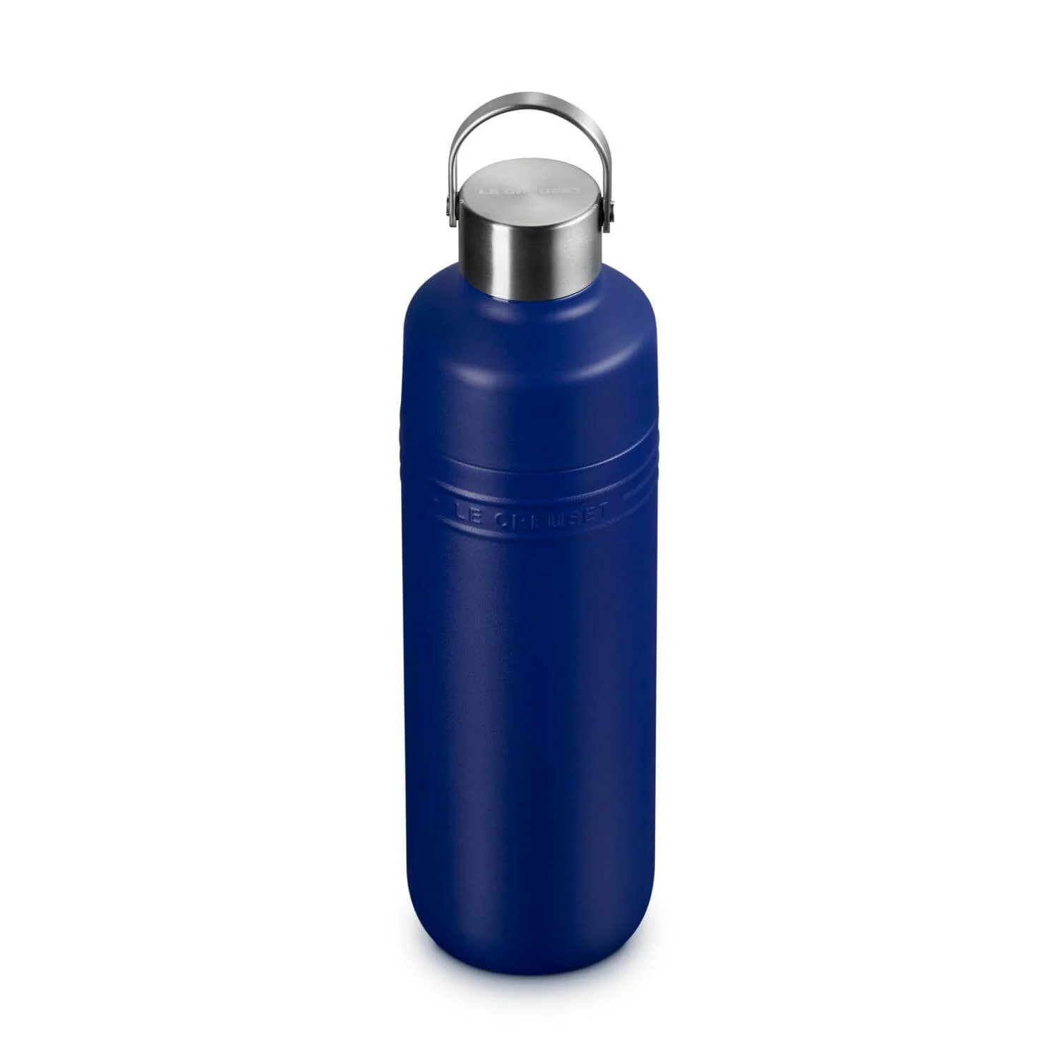 Le Creuset 'On The Go' 1-Litre Insulated Water Bottle - Azure - Image 4