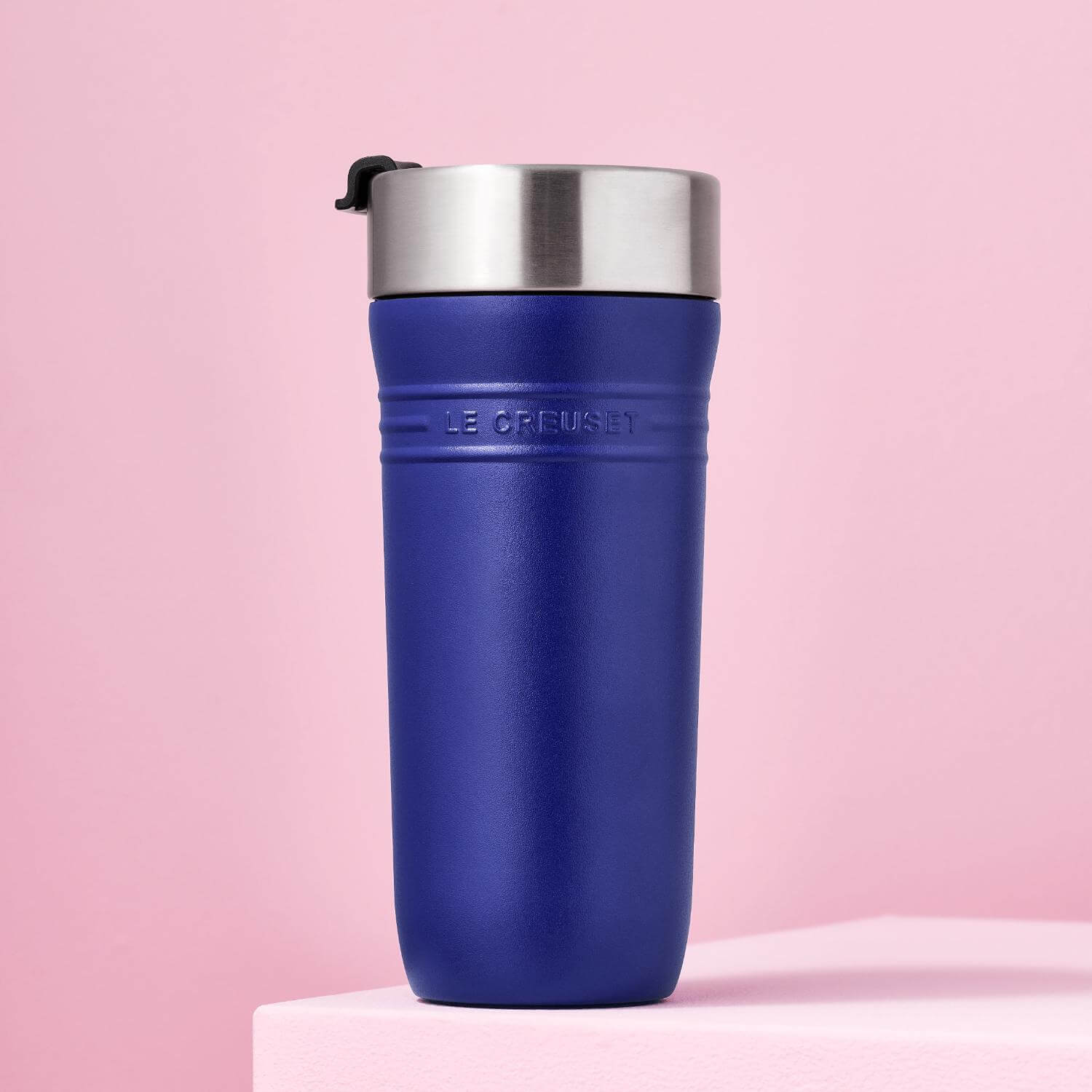 Le Creuset 'On The Go' 350ml Insulated Travel Mug - Azure - Image 6