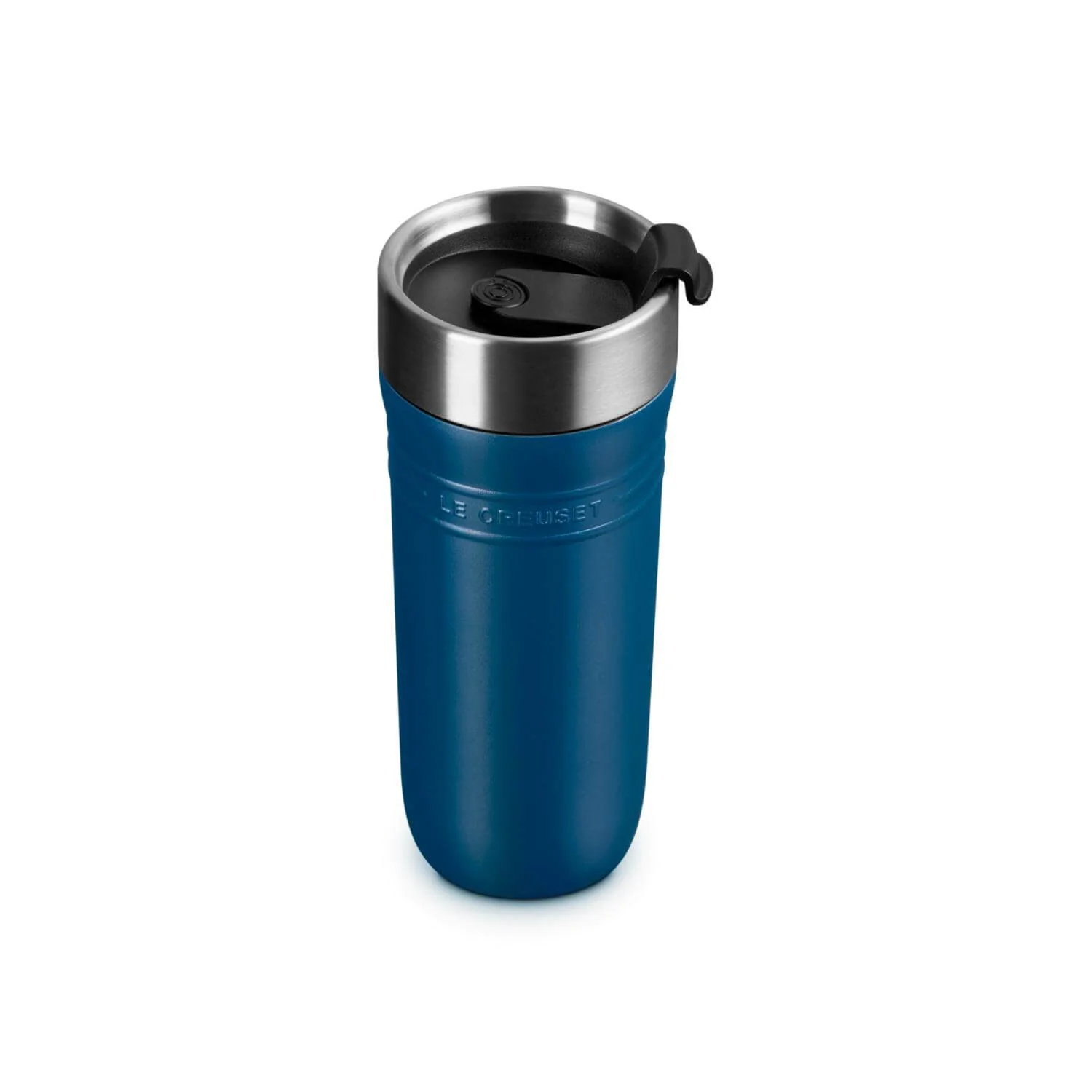 Le Creuset 'On The Go' 350ml Insulated Travel Mug - Deep Teal - Image 5