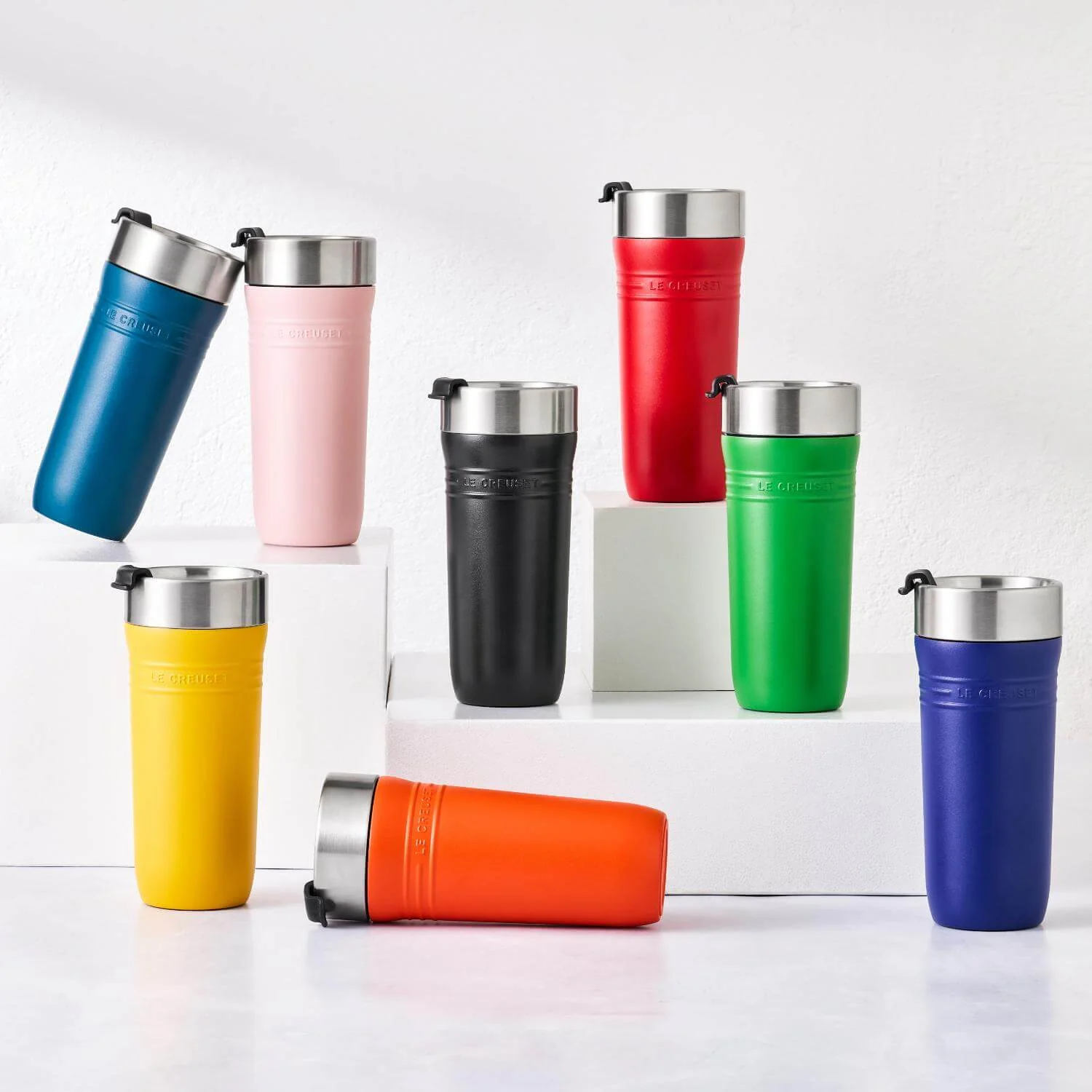 Le Creuset 'On The Go' 350ml Insulated Travel Mug - Nectar - Image 7