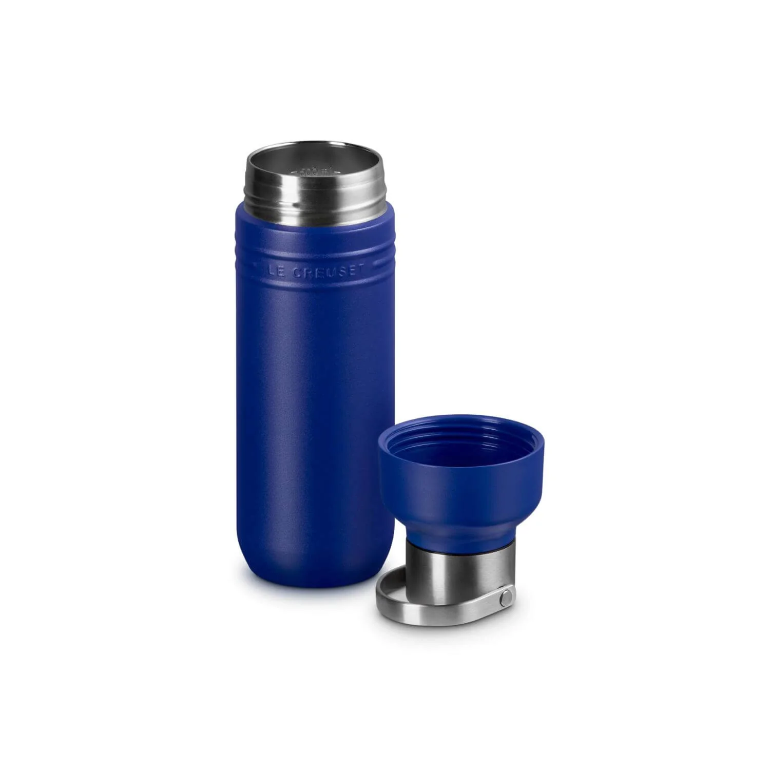 Le Creuset 'On The Go' 500ml Insulated Water Bottle - Azure - Image 2