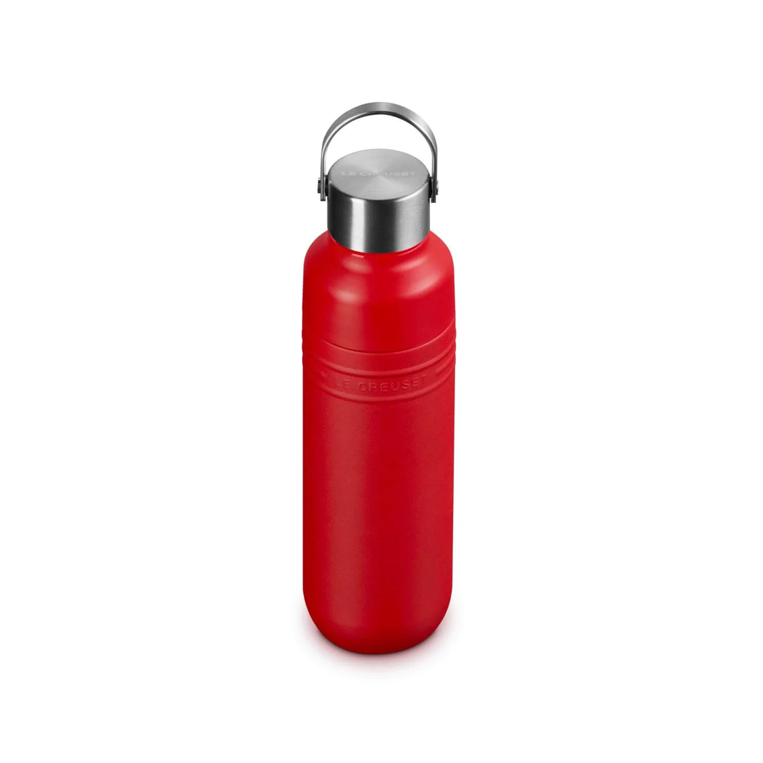 Le Creuset 'On The Go' 500ml Insulated Water Bottle - Cerise - Image 4