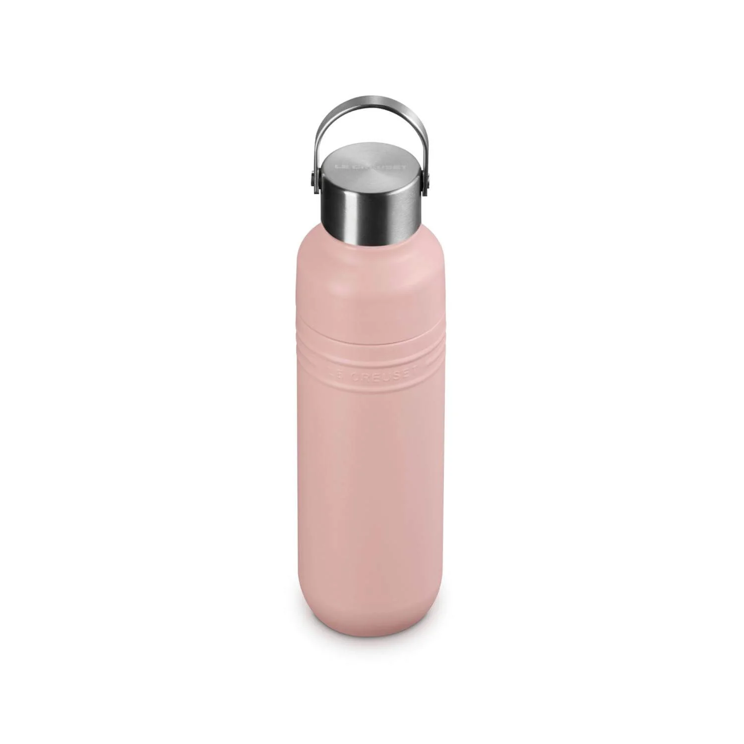 Le Creuset 'On The Go' 500ml Insulated Water Bottle - Shell Pink - Image 4