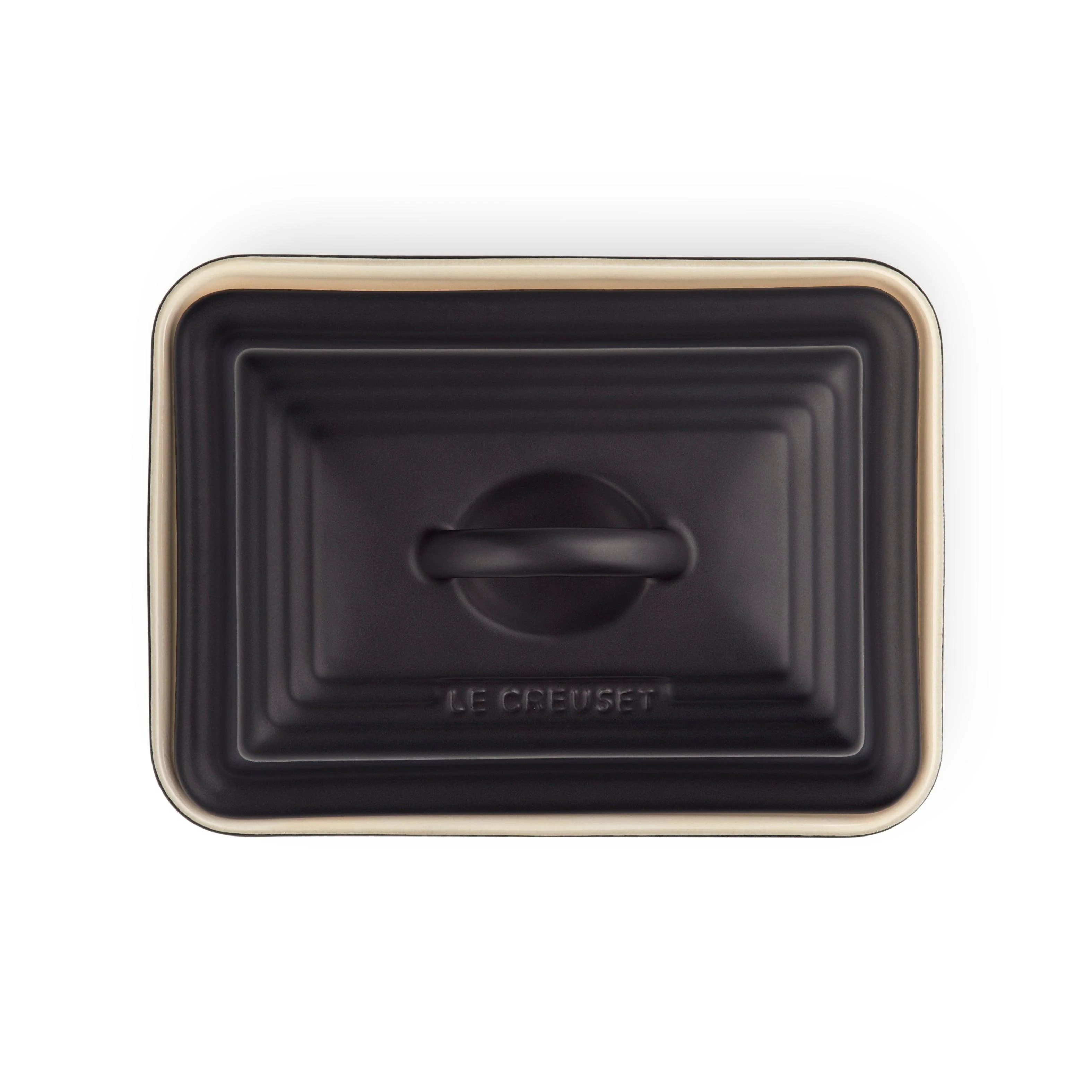 Le Creuset Stoneware Butter Dish - Satin Black - Image 3