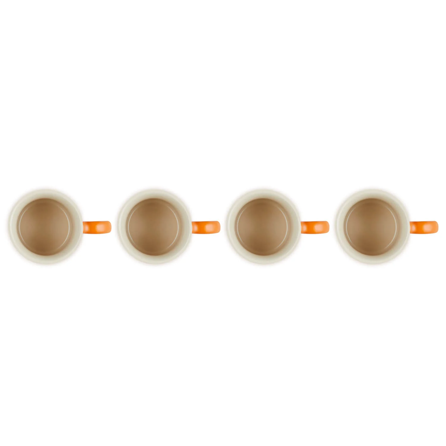 Le Creuset Seattle 400ml Stoneware 4-Piece Mug Set - Volcanic - Image 3