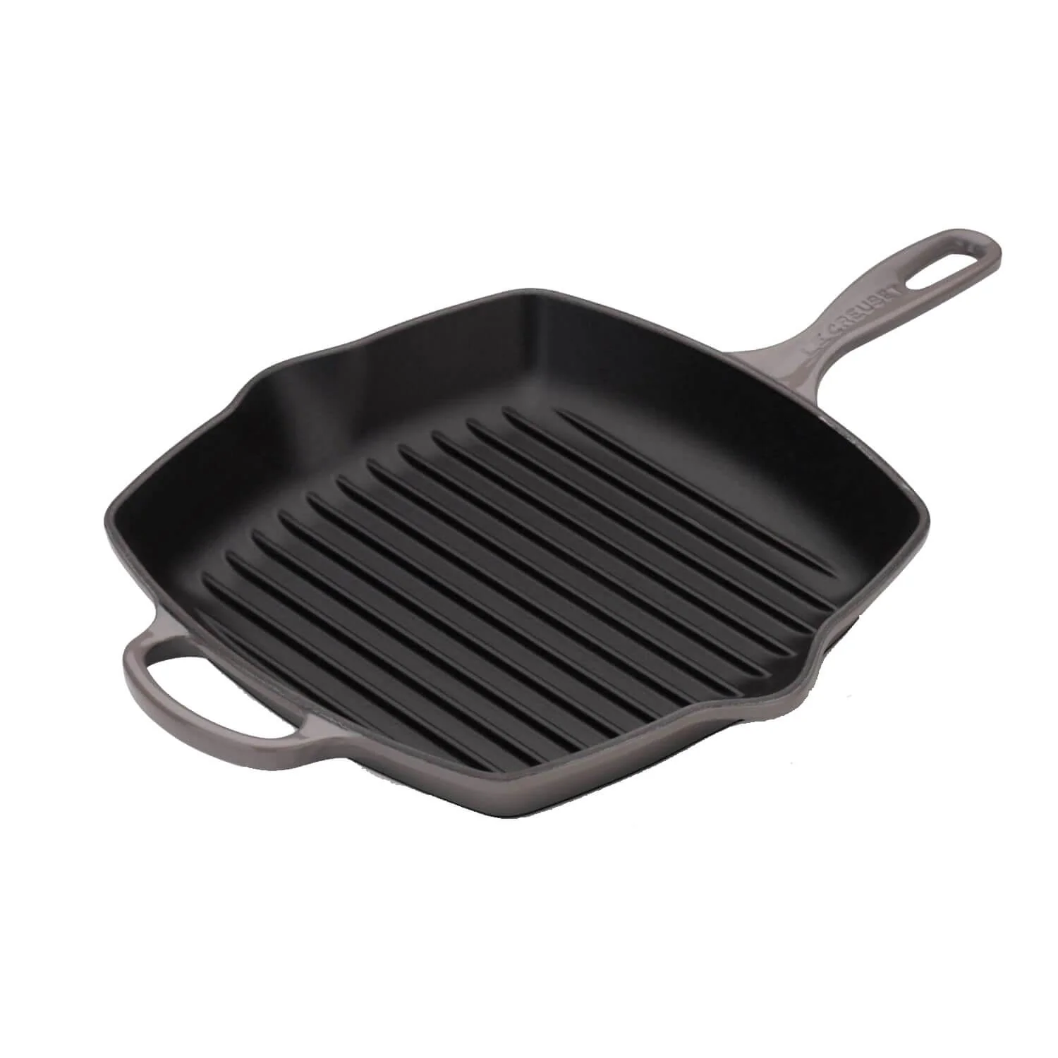 Le Creuset Signature Cast Iron 26cm Square Grillit - Flint - Image 2