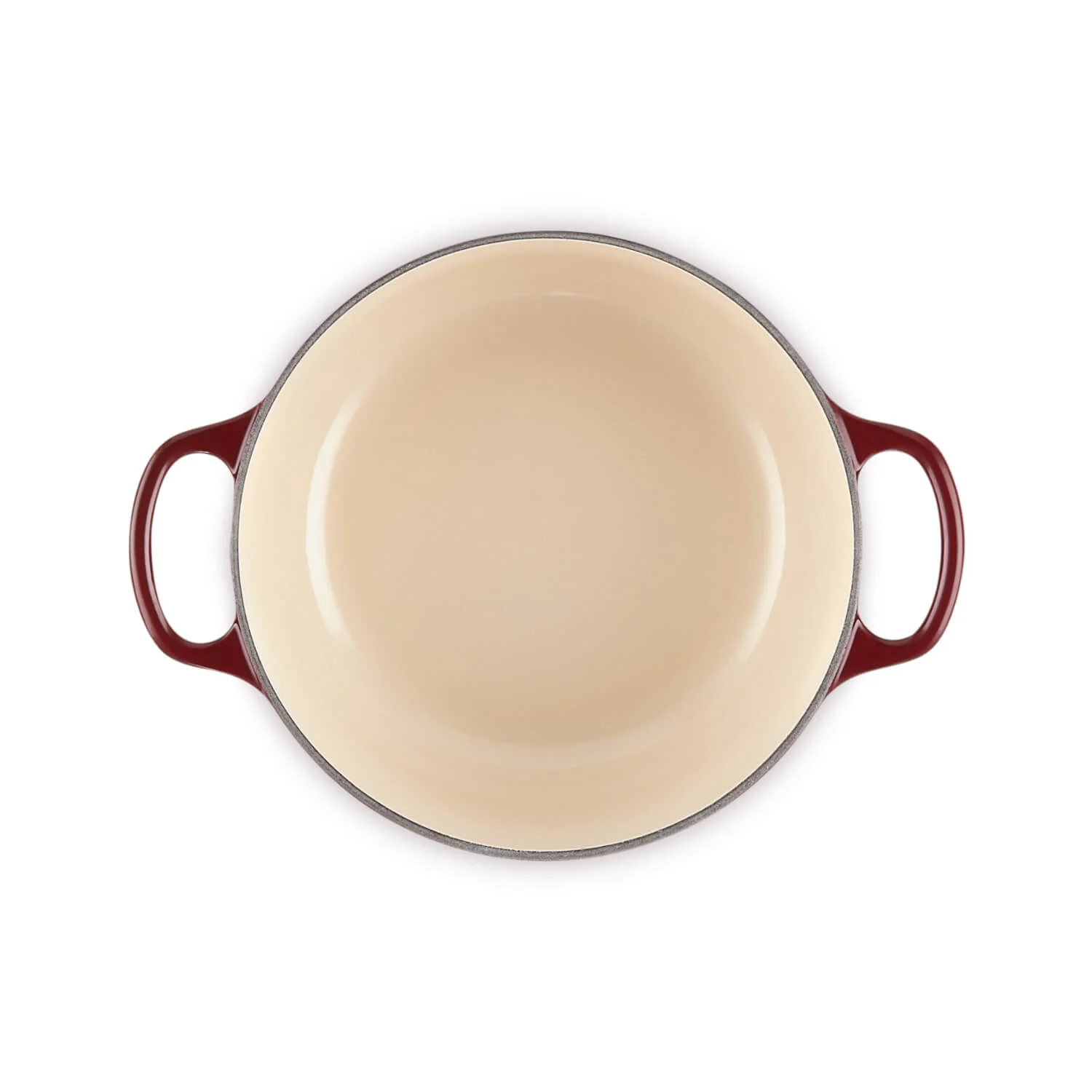 Le Creuset Signature Cast Iron 20cm Round Casserole - Garnet - Image 4