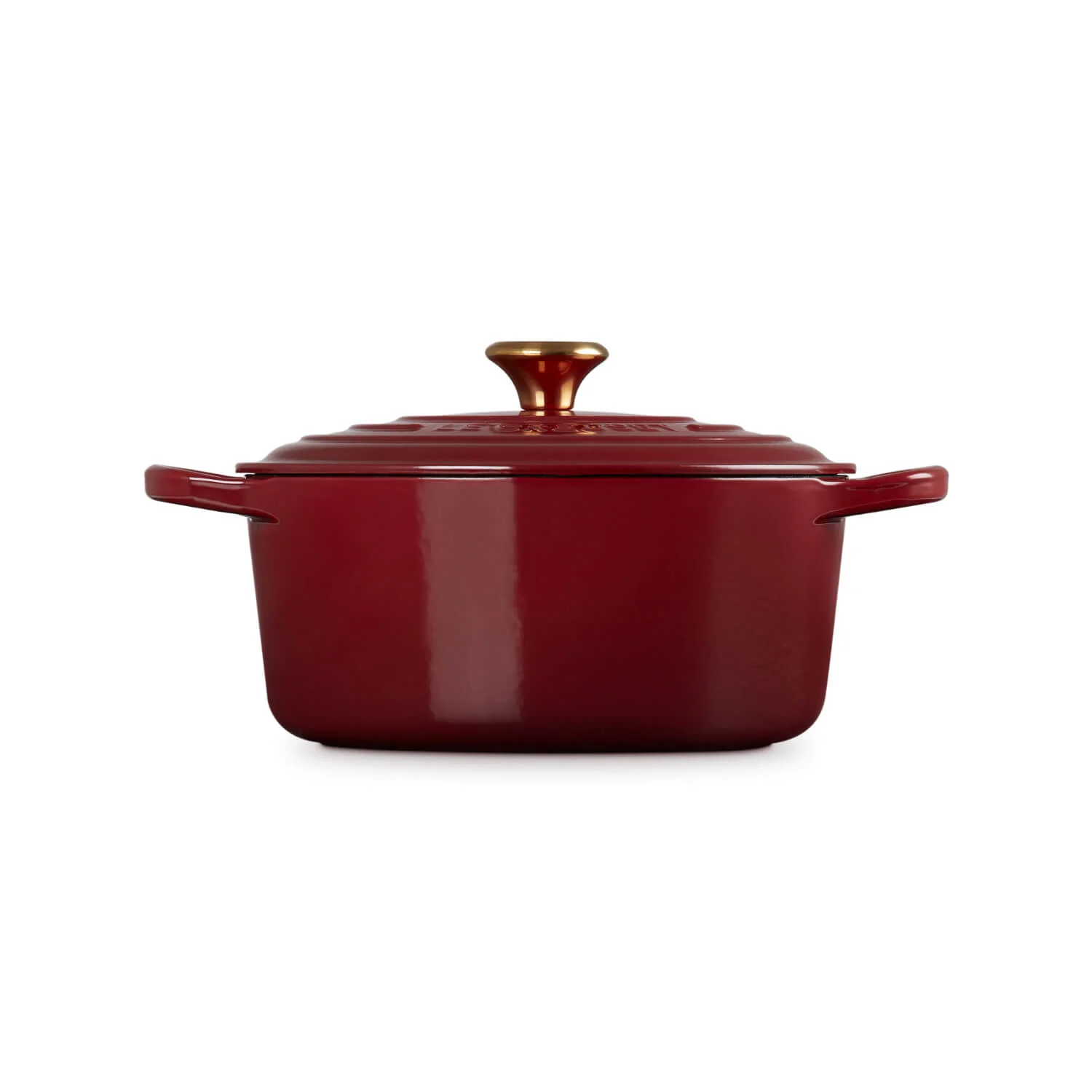 Le Creuset Signature Cast Iron 22cm Round Casserole - Garnet - Image 2