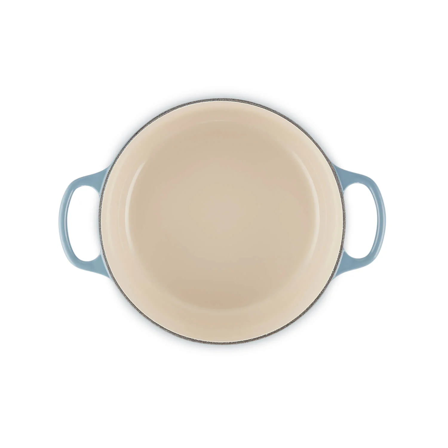 Le Creuset Signature Cast Iron 24cm Round Casserole - Chambray - Image 4