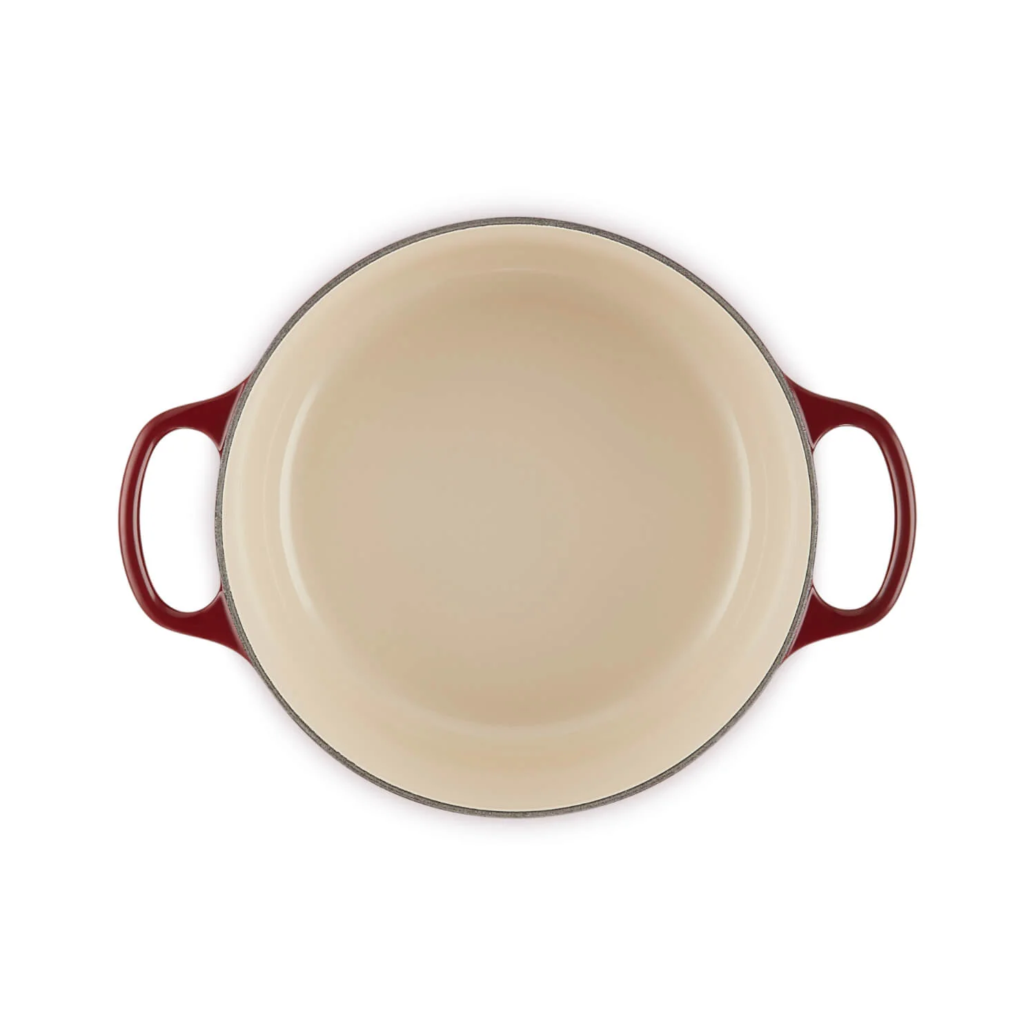 Le Creuset Signature Cast Iron 24cm Round Casserole - Garnet - Image 4