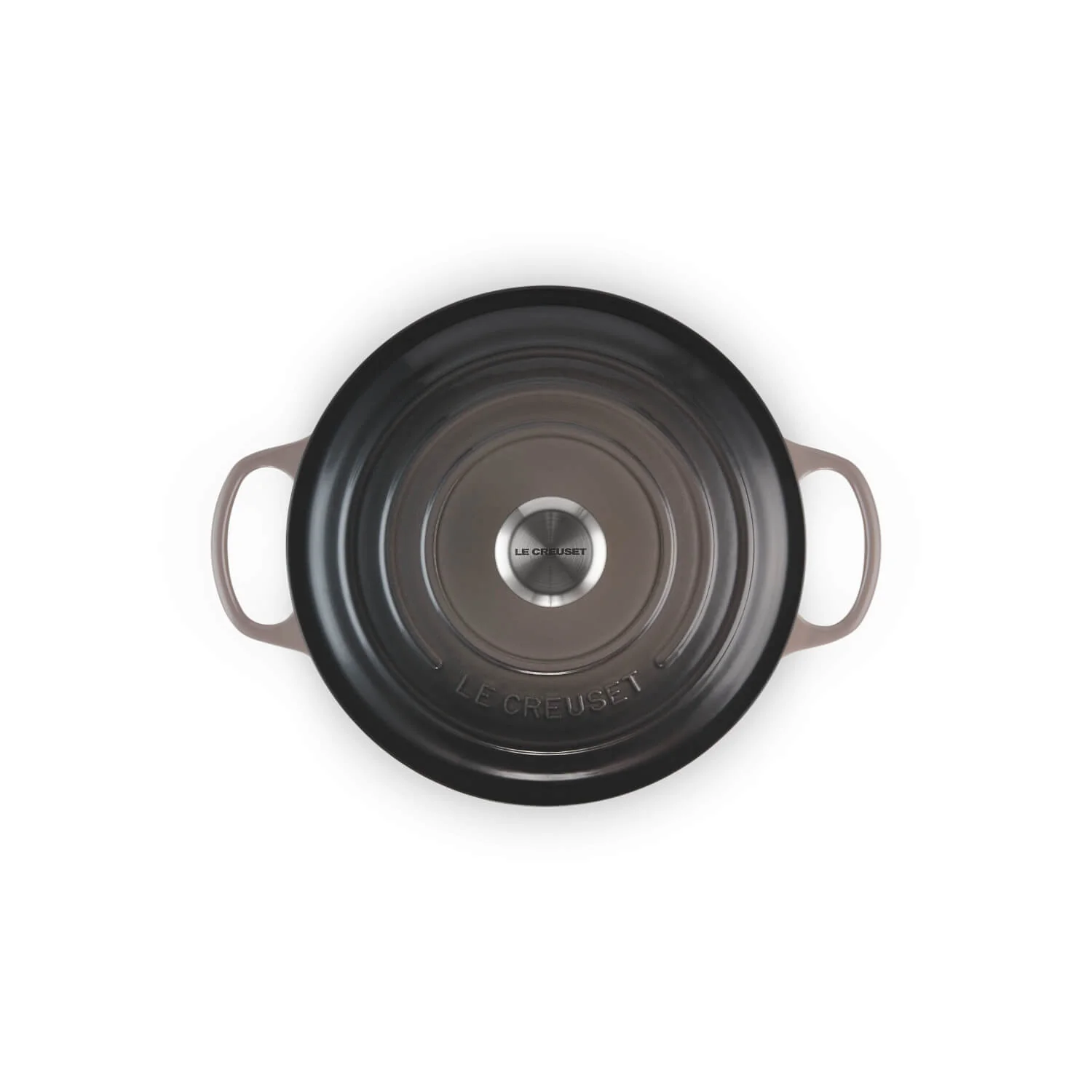 Le Creuset Signature Cast Iron 26cm Round Casserole - Flint - Image 3