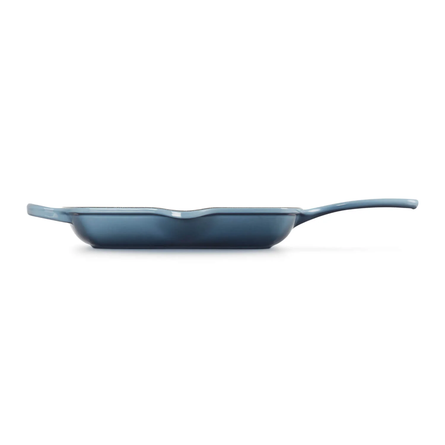 Le Creuset Signature 26cm Cast Iron Square Grillit - Chambray - Image 2