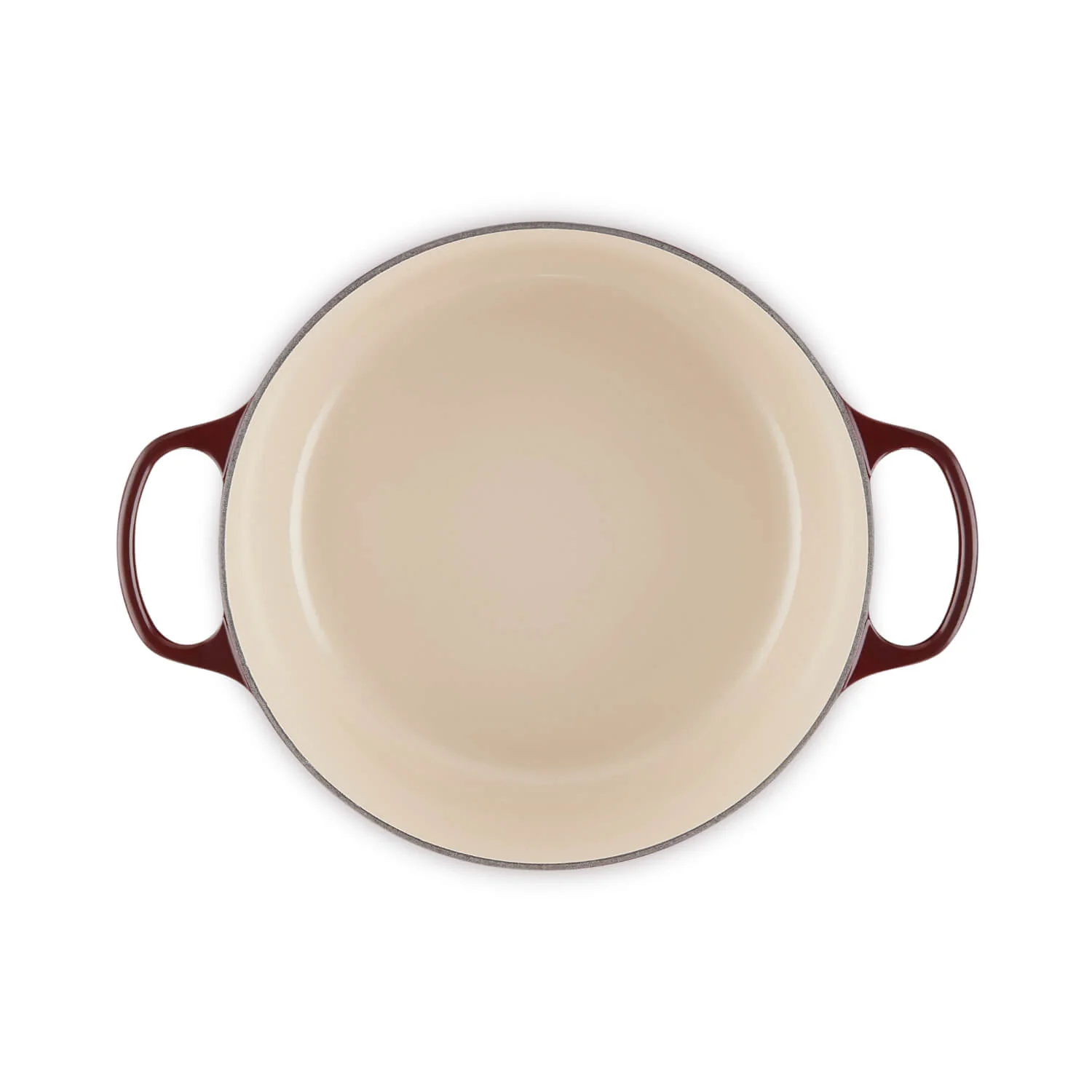 Le Creuset Signature Cast Iron 28cm Round Casserole - Garnet - Image 4