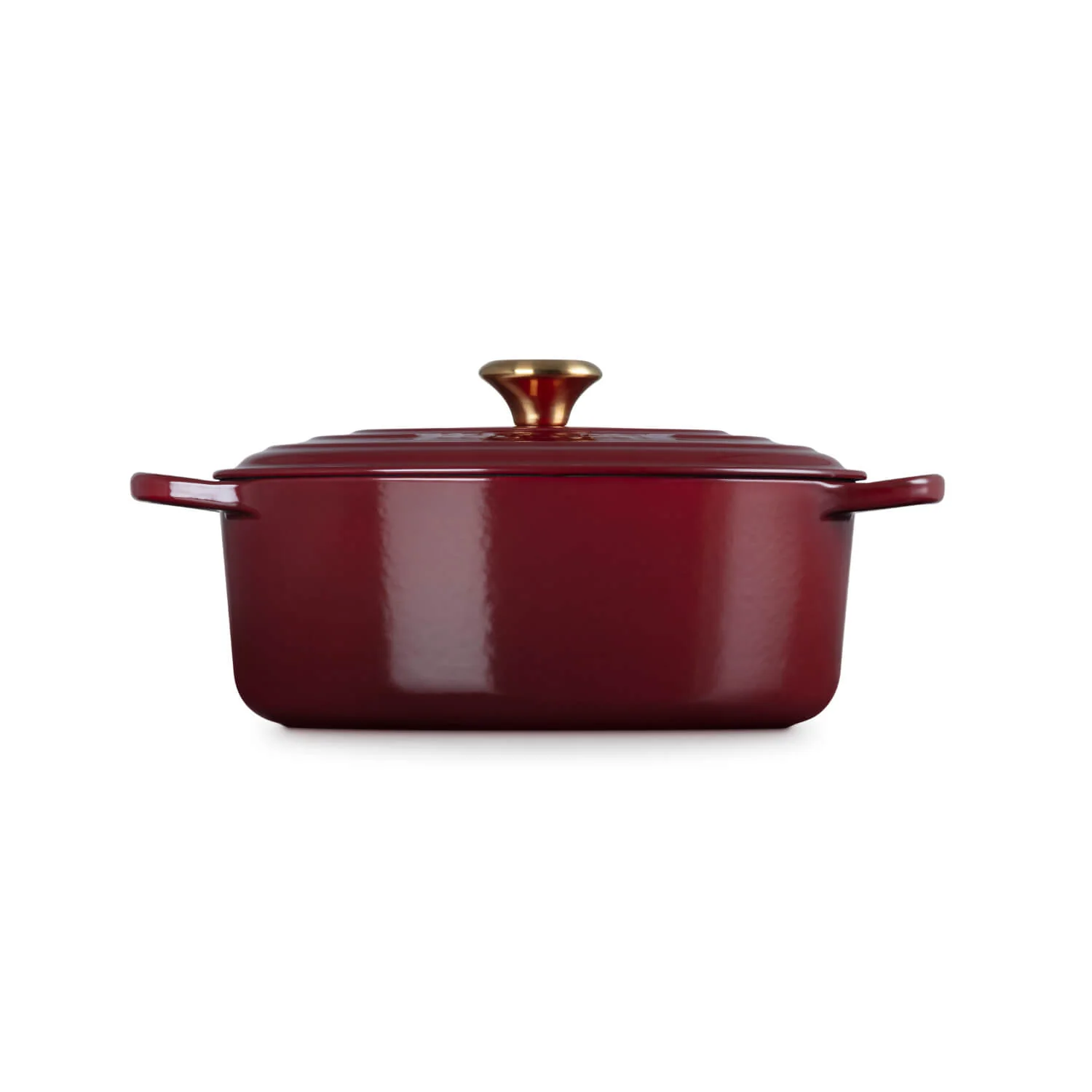 Le Creuset Signature Cast Iron 29cm Oval Casserole - Garnet - Image 2