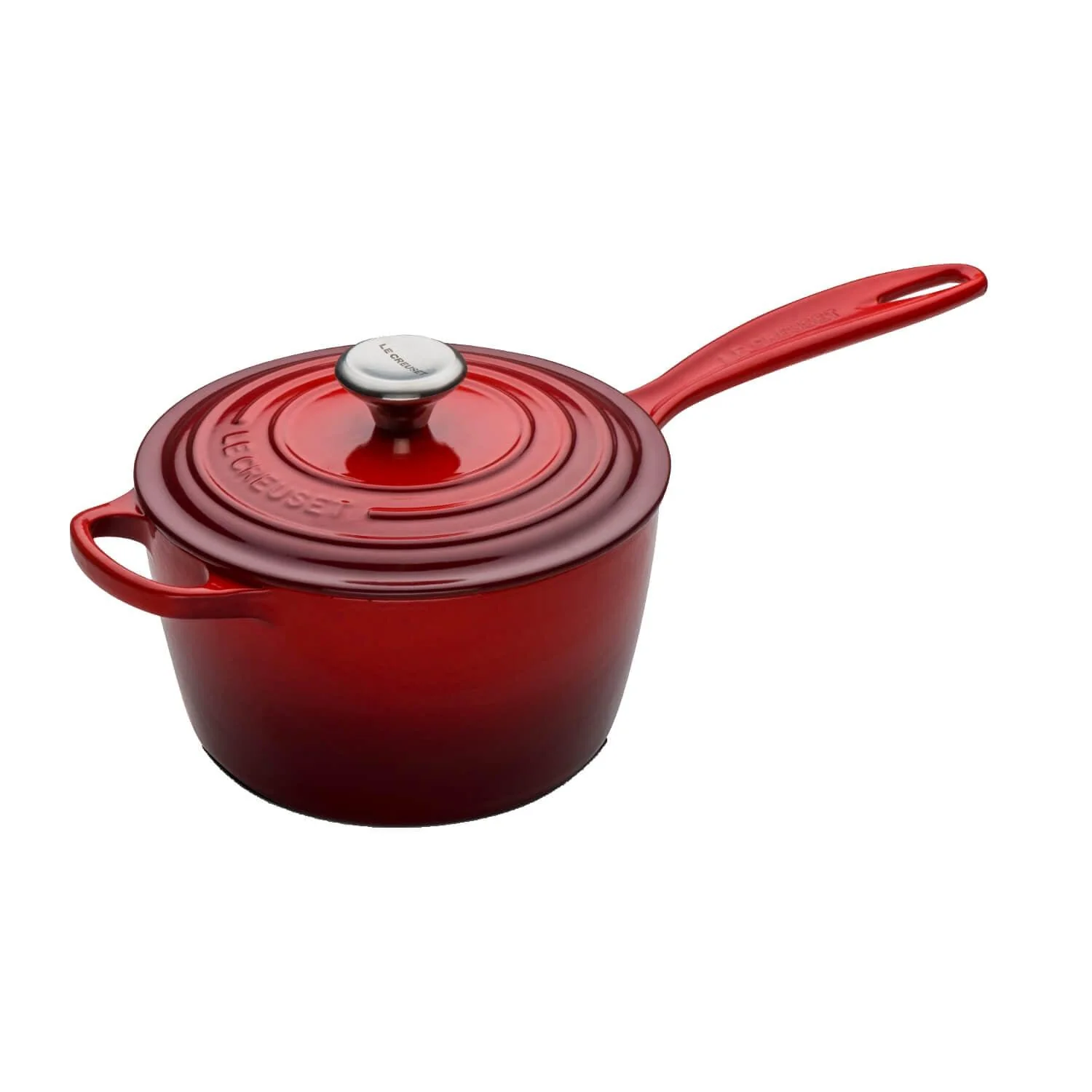 Le Creuset Signature 5 Piece Cast Iron Cookware Set - Cerise - Image 4