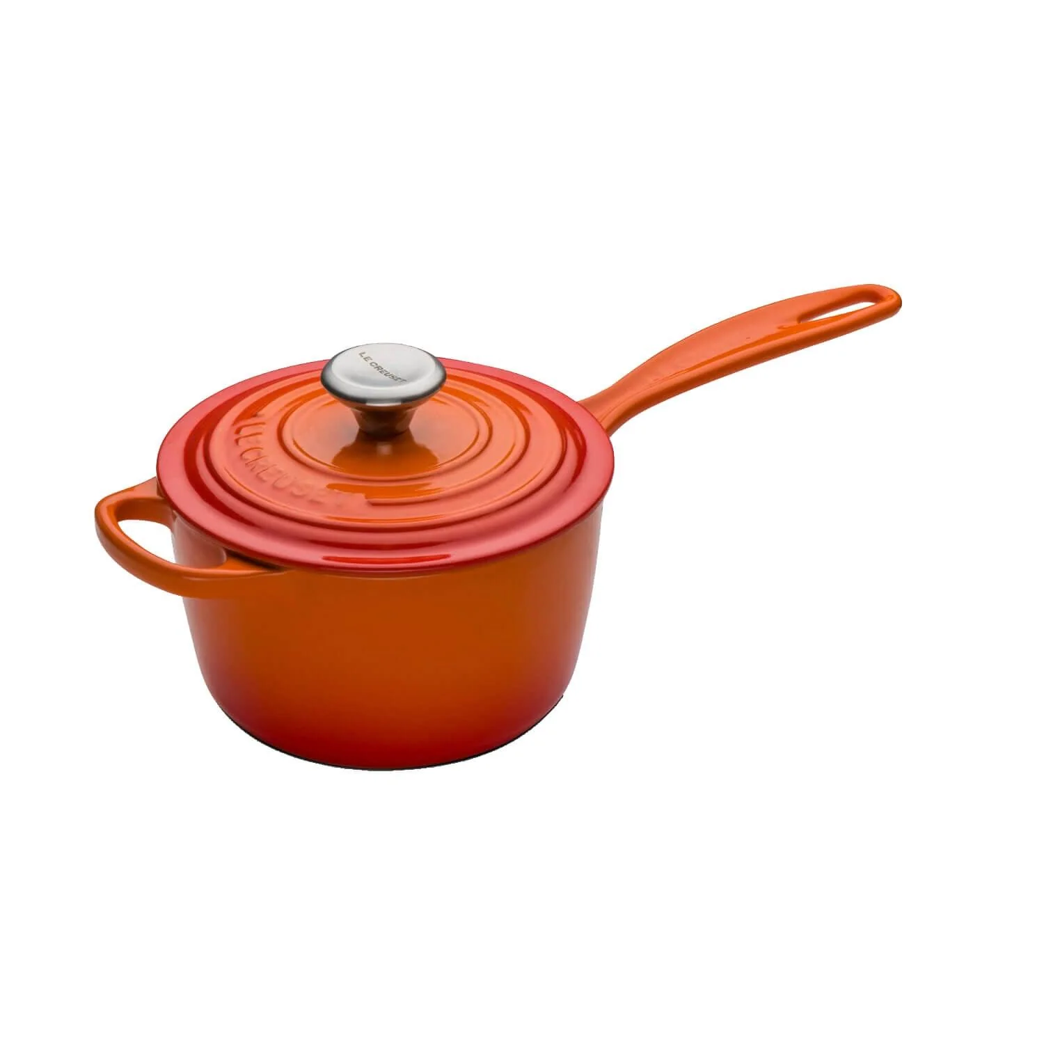 Le Creuset Signature Cast Iron 16cm Saucepan - Volcanic