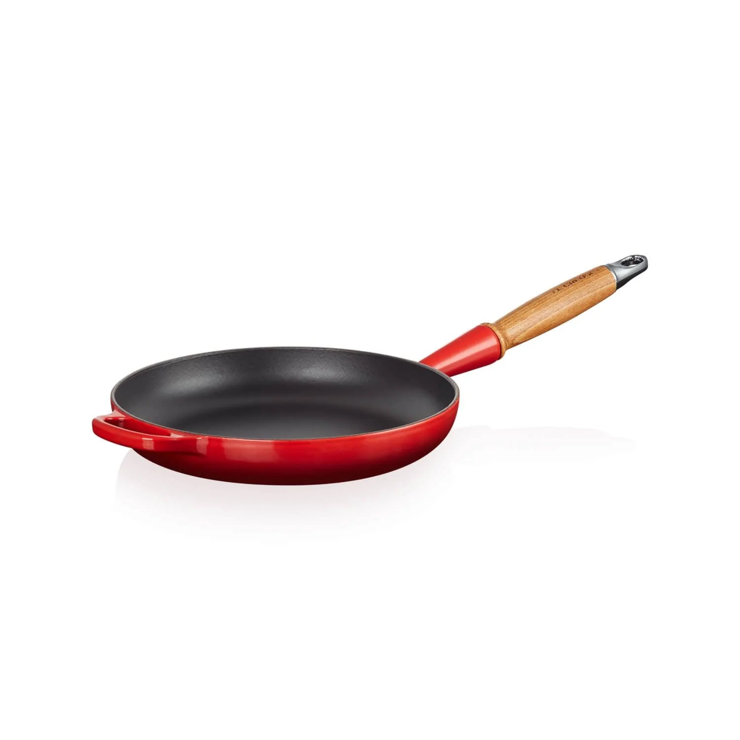 Le Creuset Signature Cast Iron 2 Piece Frying Pan Set - Cerise - Image 2