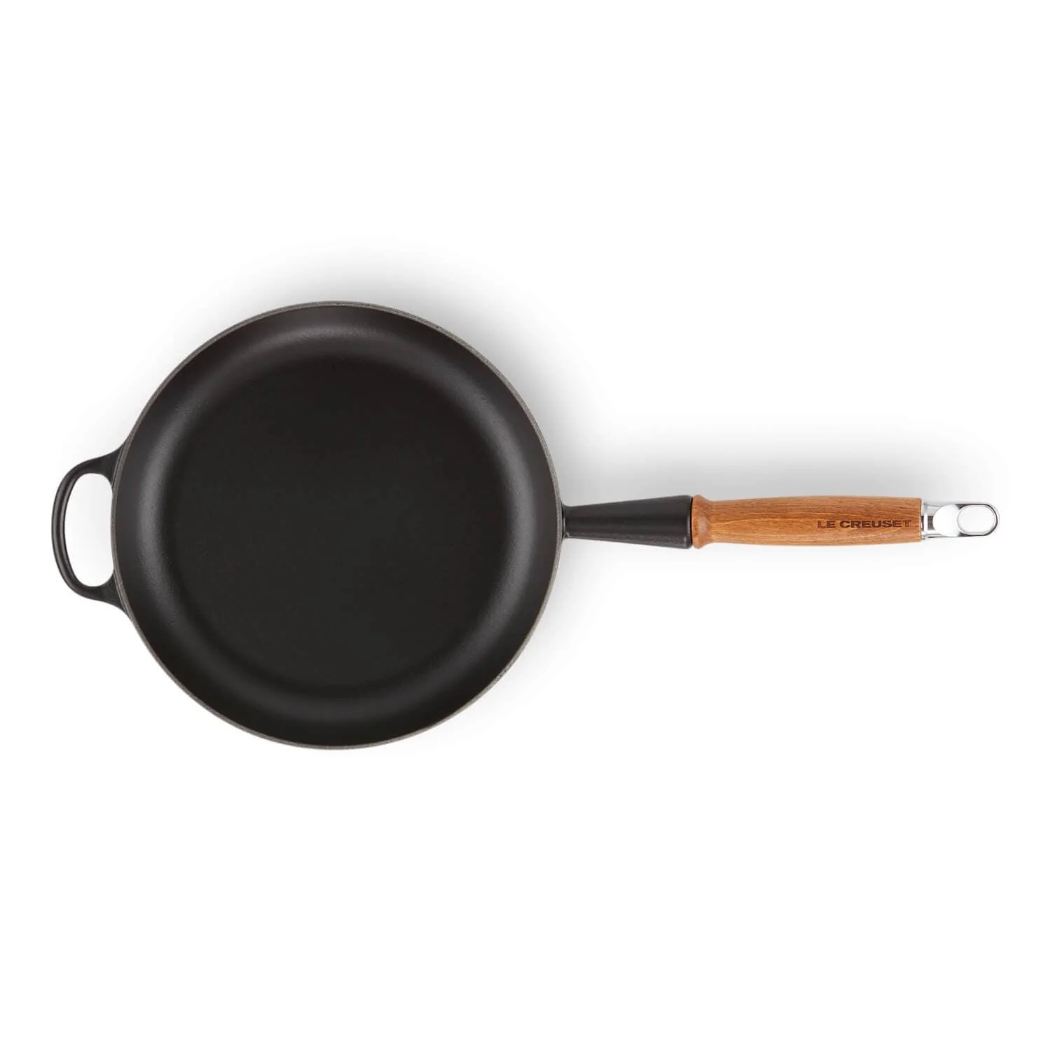 Le Creuset Signature Cast Iron 2 Piece Frying Pan Set - Satin Black - Image 4