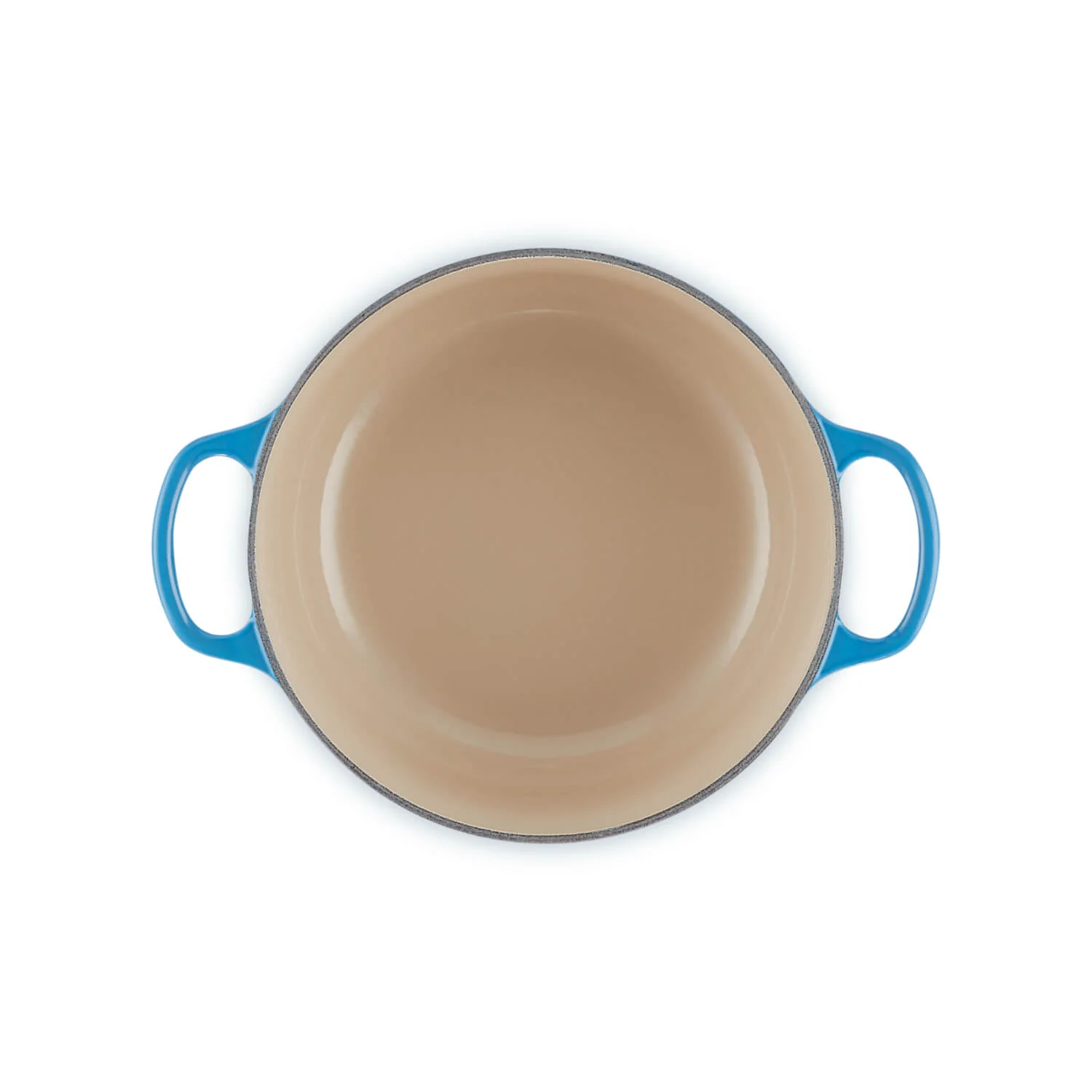 Le Creuset Signature Cast Iron 20cm Round Casserole - Azure - Image 4