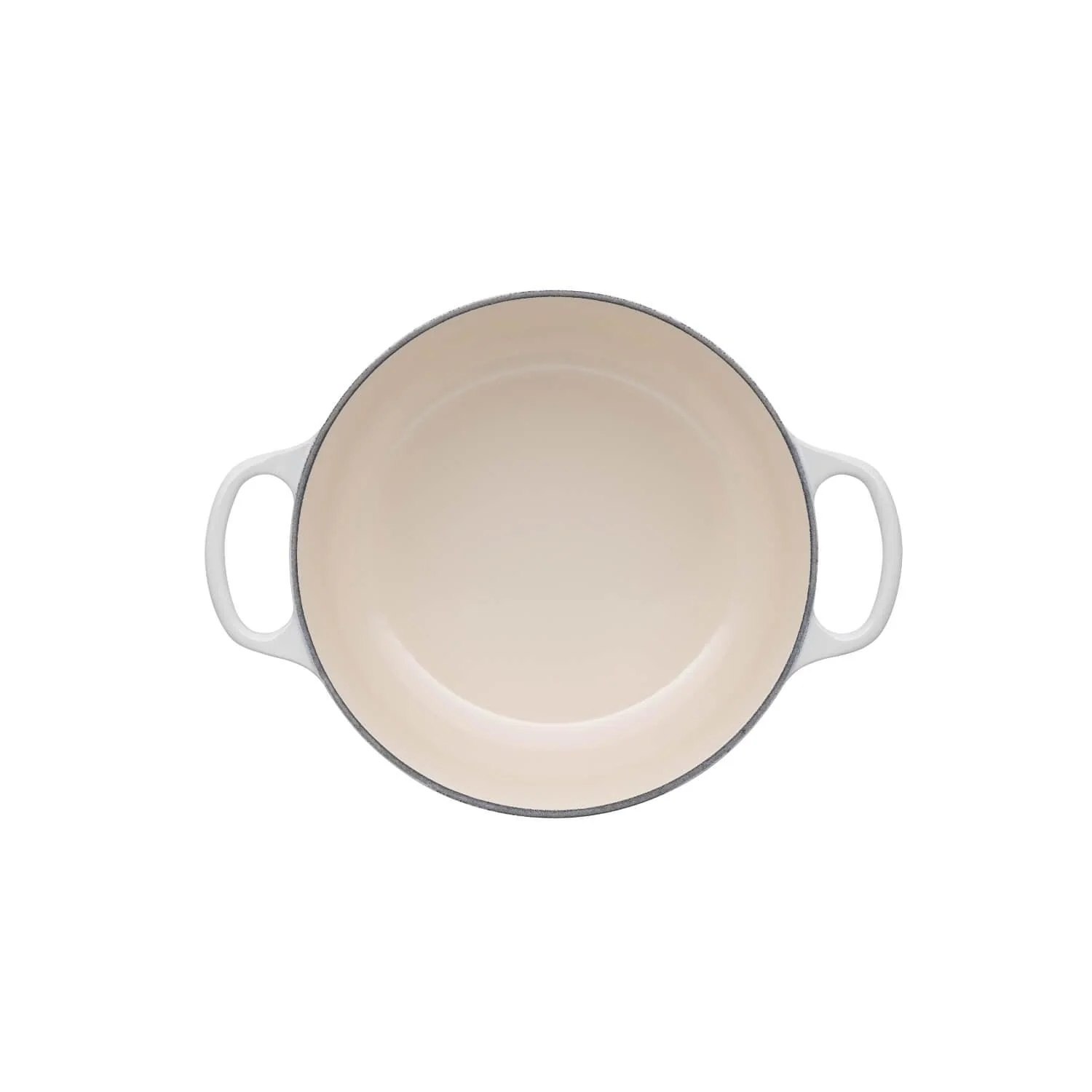 Le Creuset Signature Cast Iron 20cm Round Casserole - Meringue - Image 4