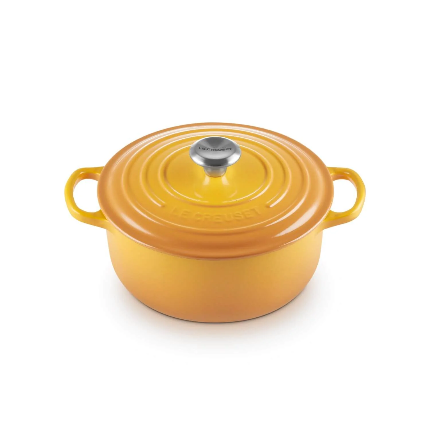 Le Creuset Signature Cast Iron 20cm Round Casserole - Nectar - Image 5