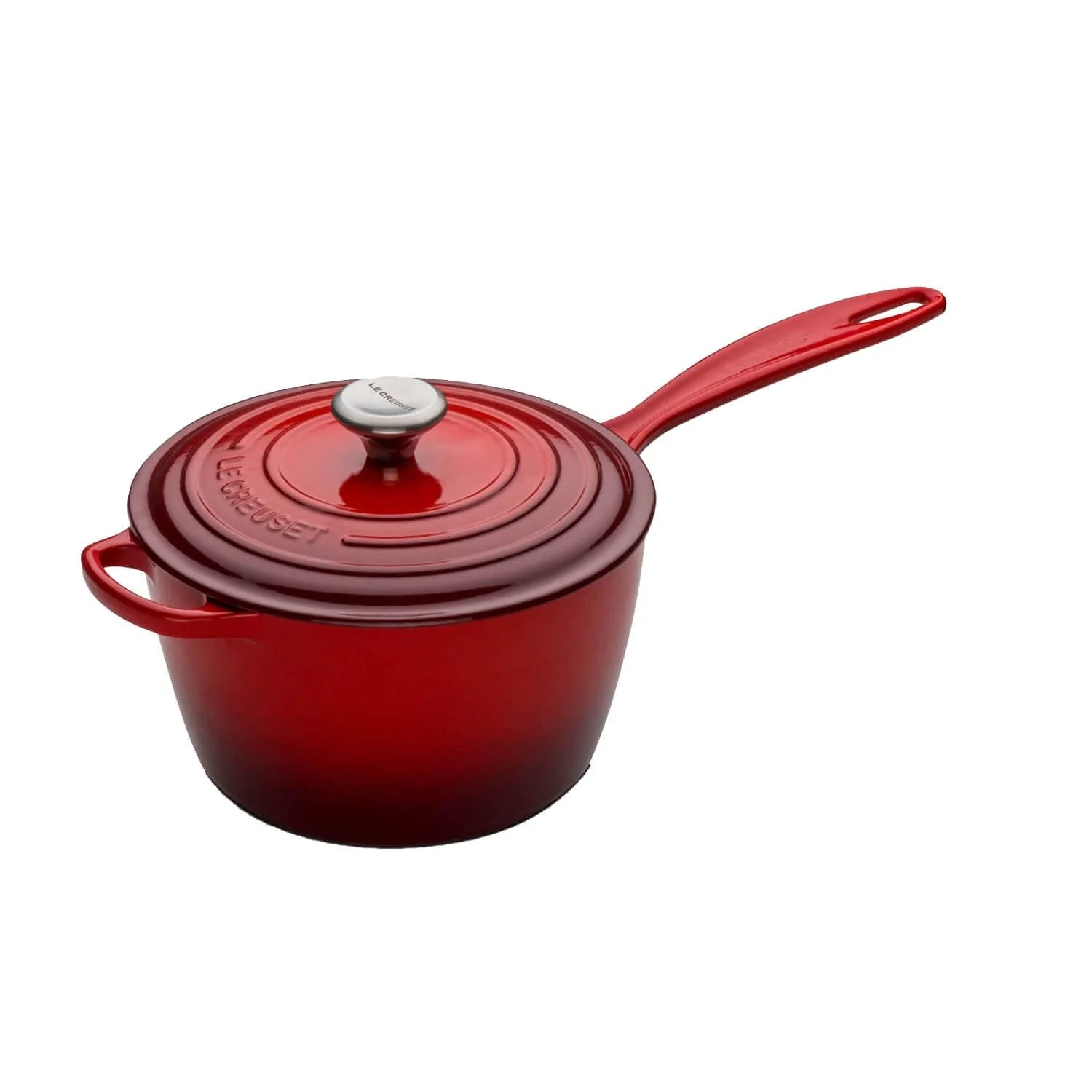 Le Creuset Signature Cast Iron 20cm Saucepan - Cerise