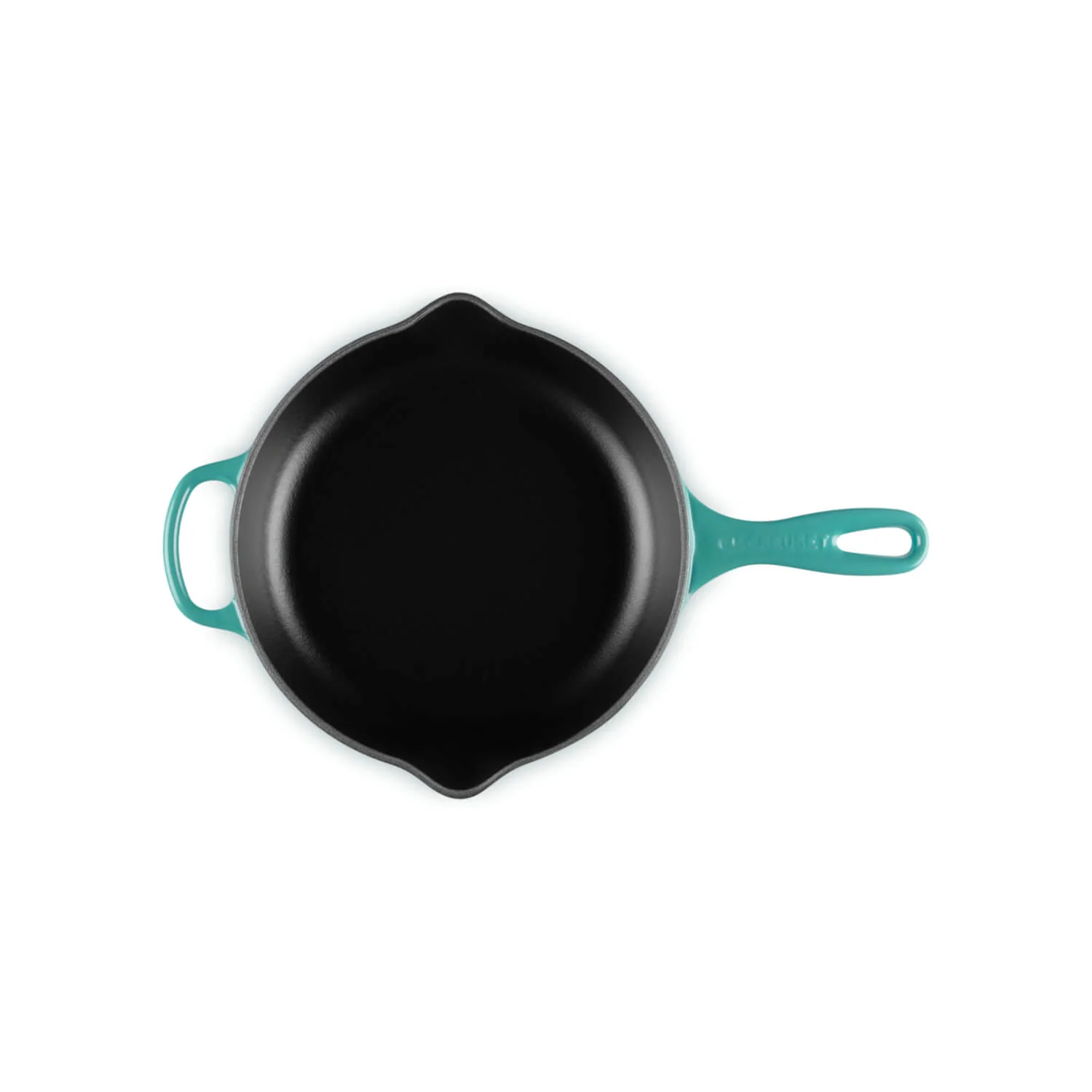 Le Creuset Signature Cast Iron 23cm Round Skillet - Bleu Riviera - Image 3