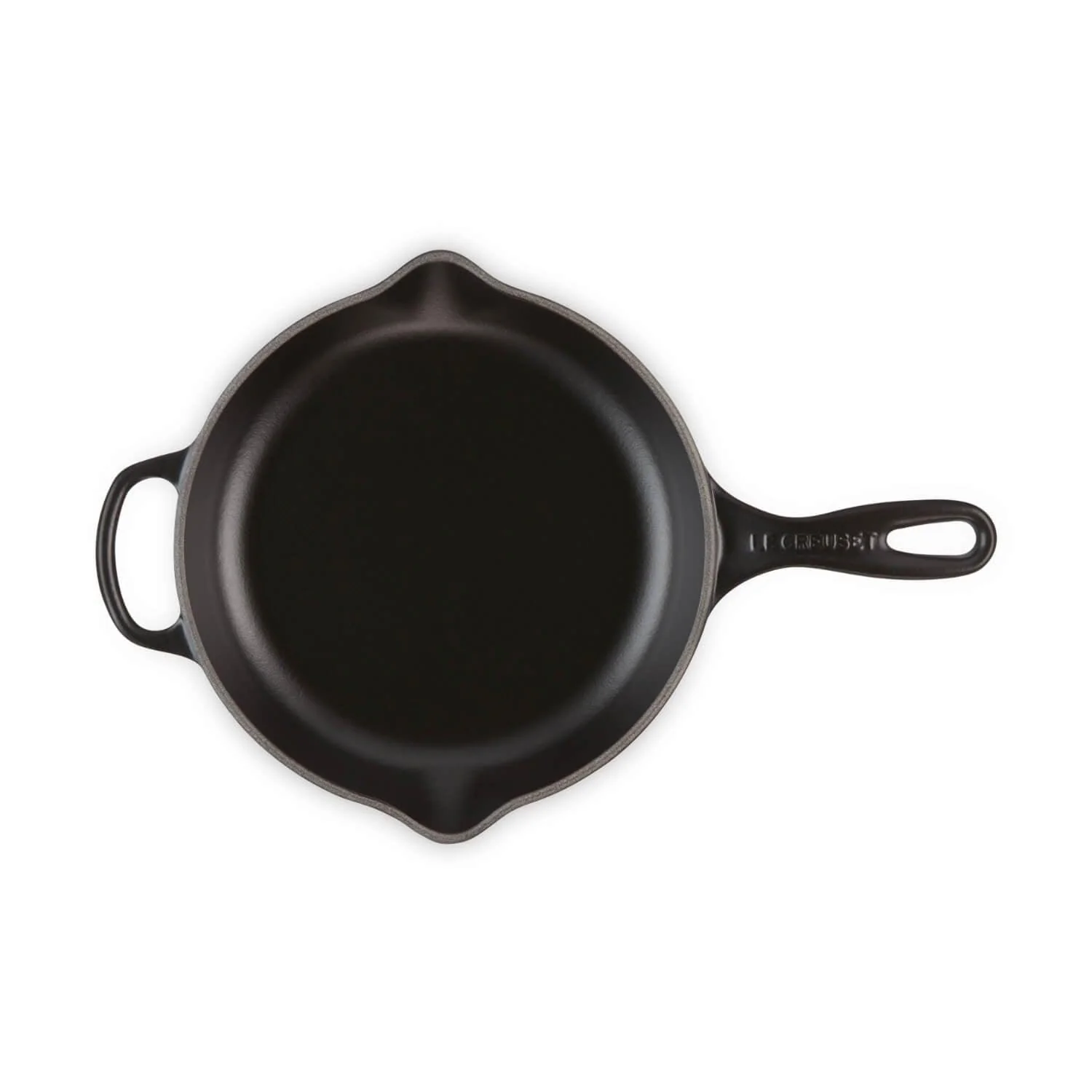 Le Creuset Signature Cast Iron 23cm Round Skillet - Satin Black - Image 4