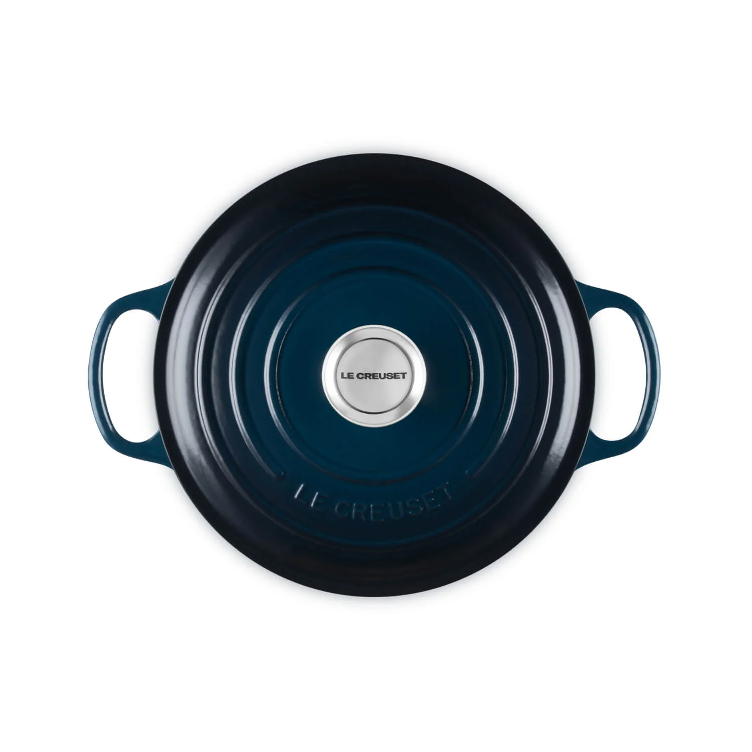 Le Creuset Signature Cast Iron 24cm Round Casserole - Nuit - Image 3