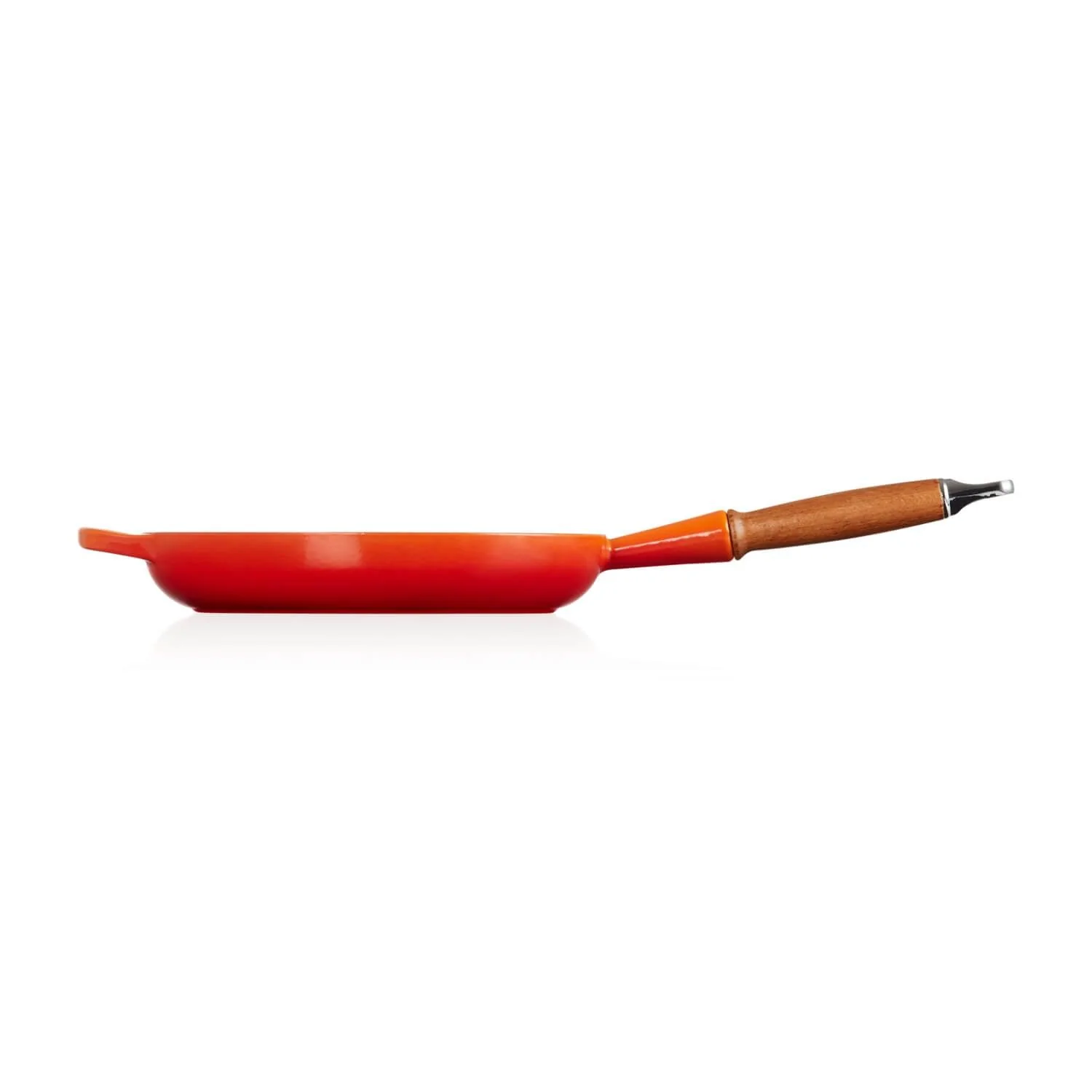 Le Creuset Signature Cast Iron 26cm Frying Pan - Volcanic - Image 4