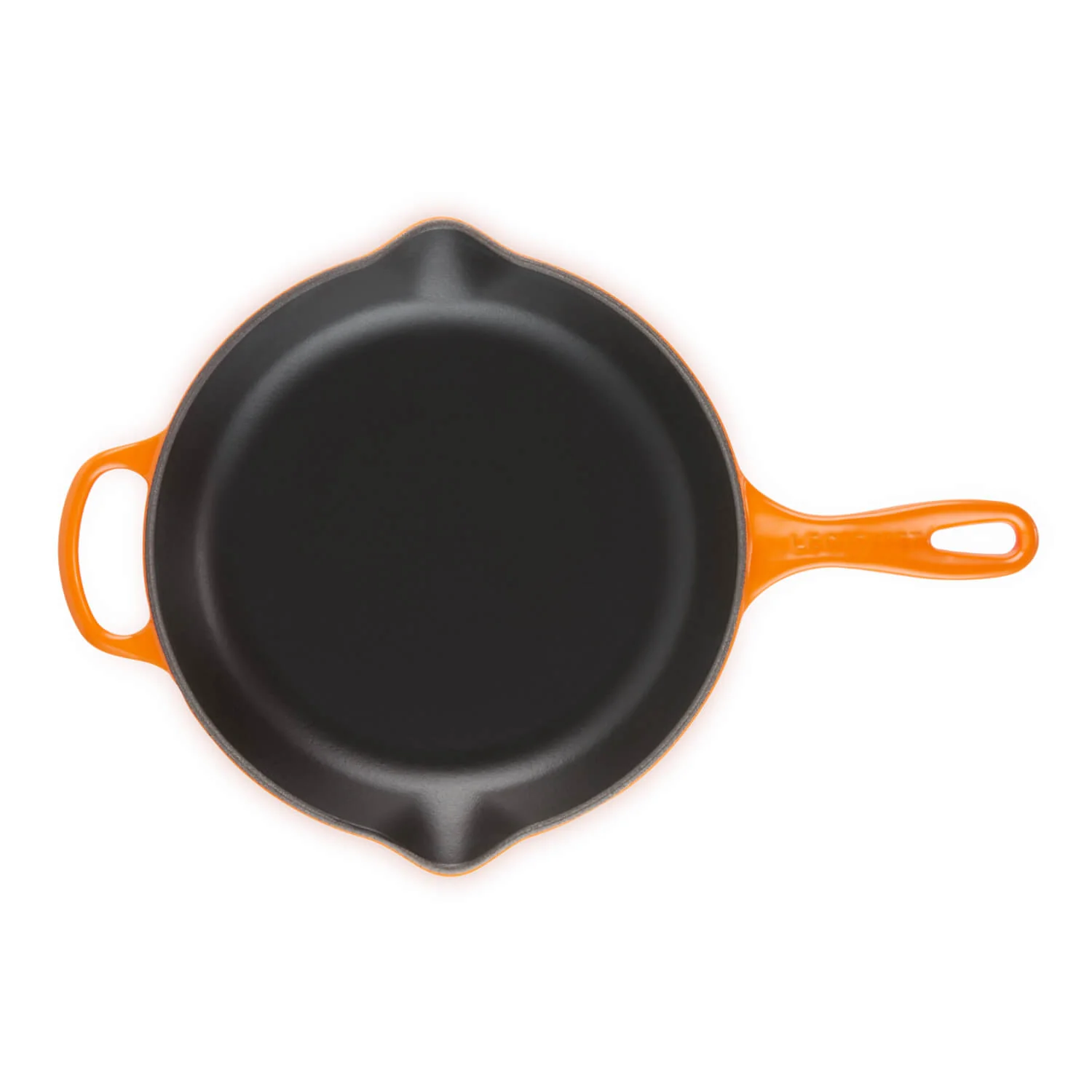 Le Creuset Signature Cast Iron 26cm Round Skillet - Volcanic - Image 3