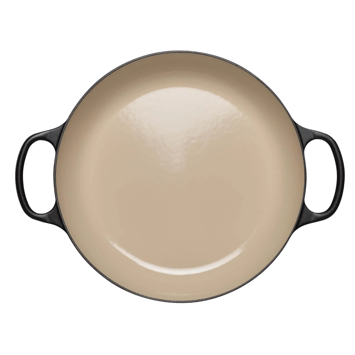 Le Creuset Signature Cast Iron 26cm Shallow Casserole - Satin Black - Image 3