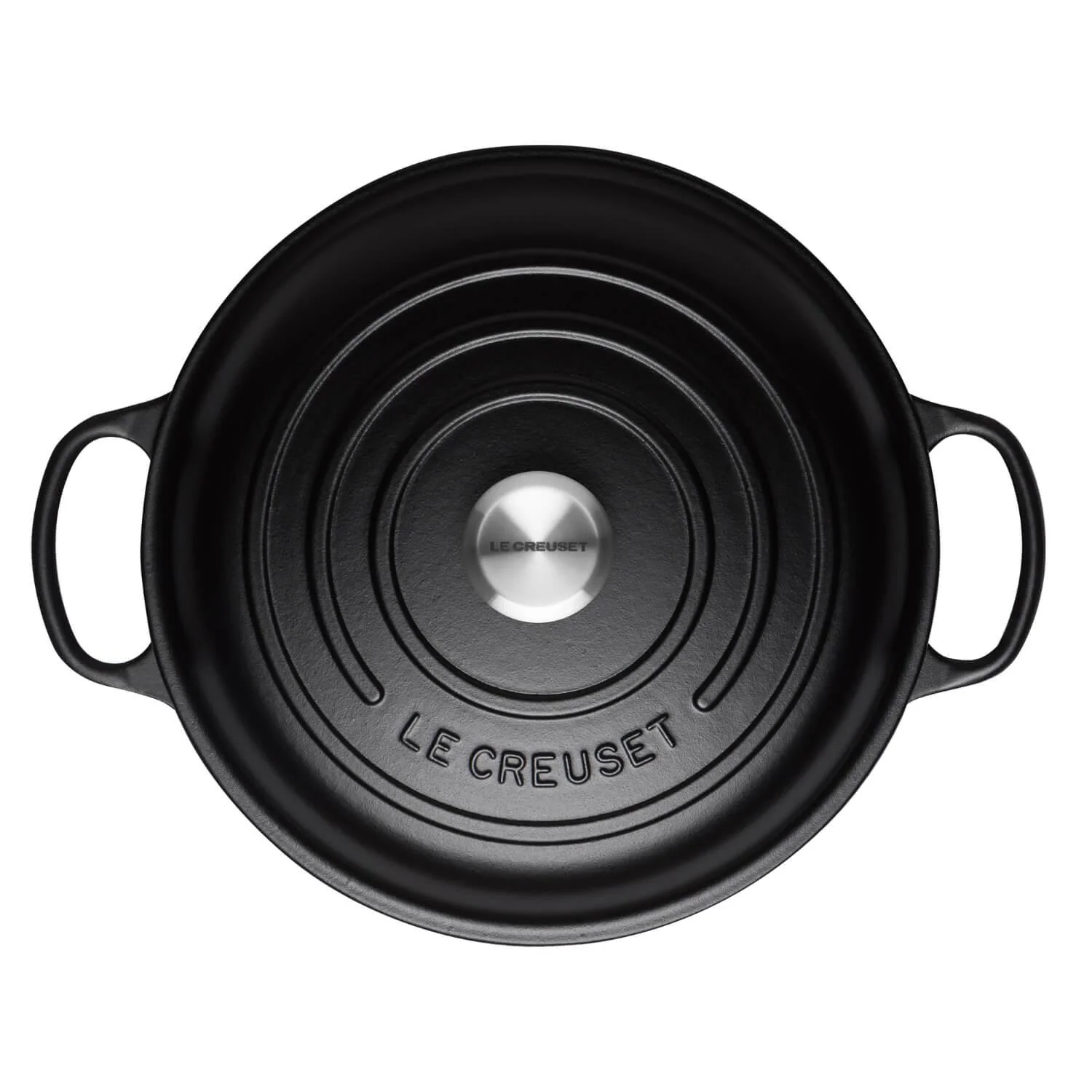 Le Creuset Signature Cast Iron 26cm Shallow Casserole - Satin Black - Image 4