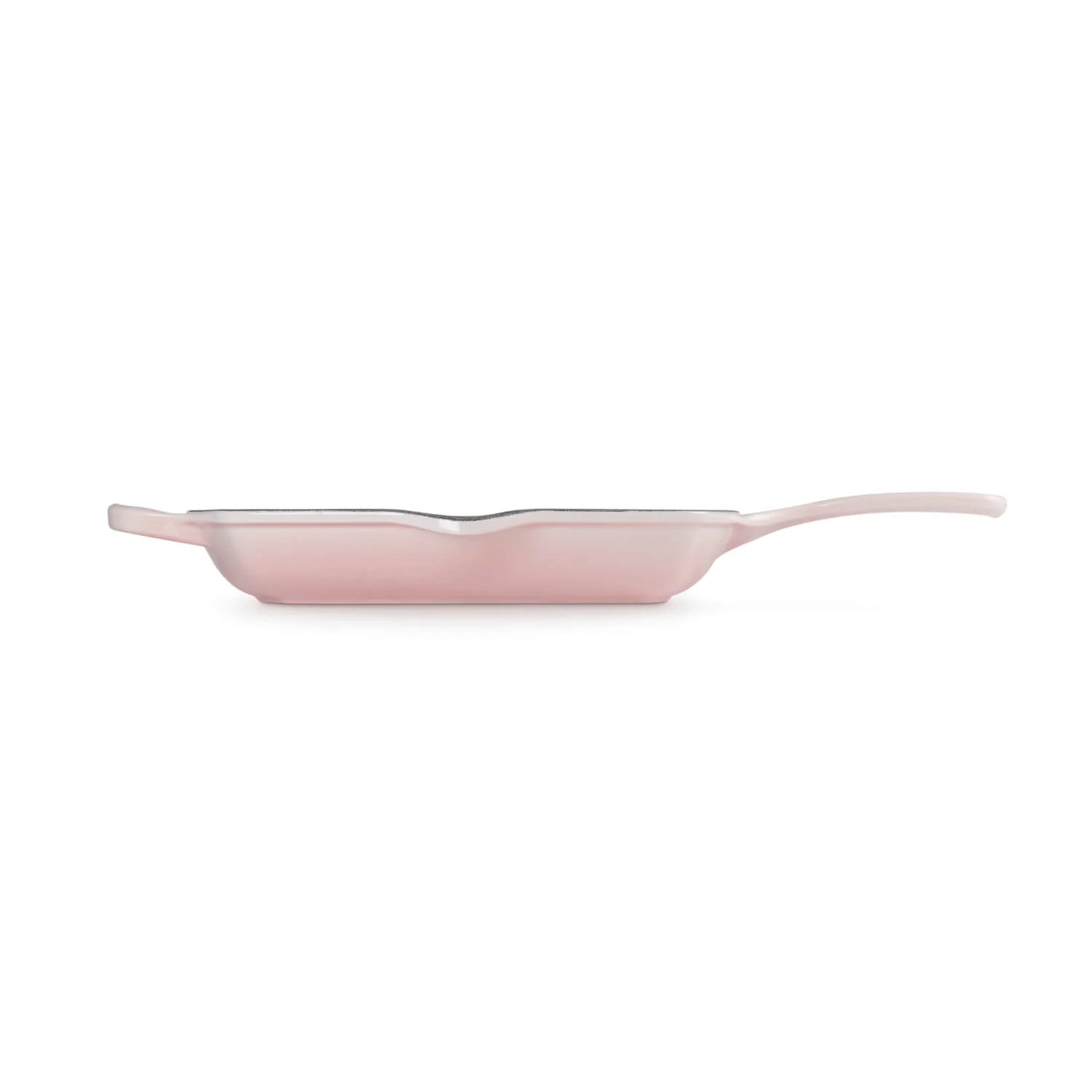 Le Creuset Signature Cast Iron 26cm Square Grillit - Shell Pink - Image 3
