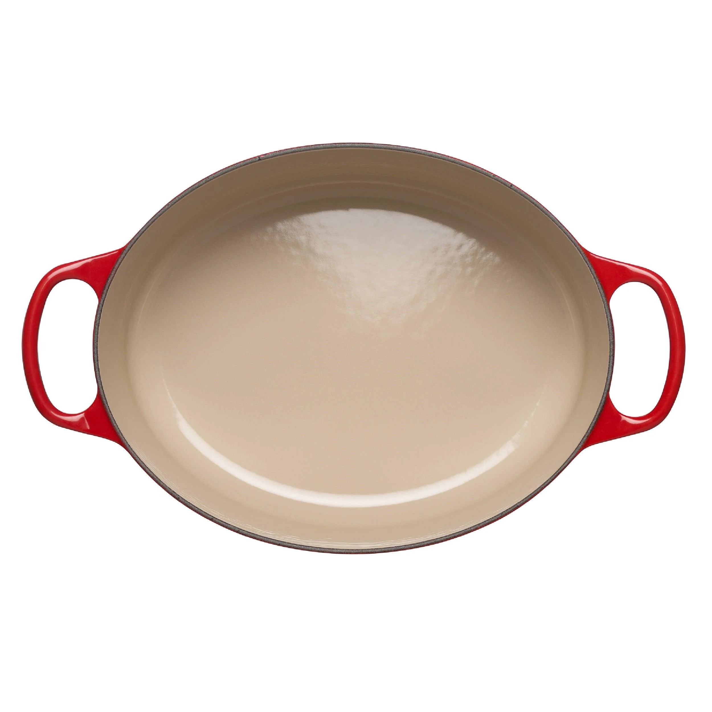 Le Creuset Signature Cast Iron 27cm Oval Casserole - Cerise - Image 4